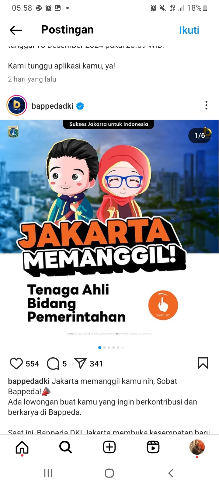 Lowongan Kerja Bappeda Jakarta 2024 untuk Lulusan S1 Berbagai Jurusan, Simak Kualifikasinya di Sini
