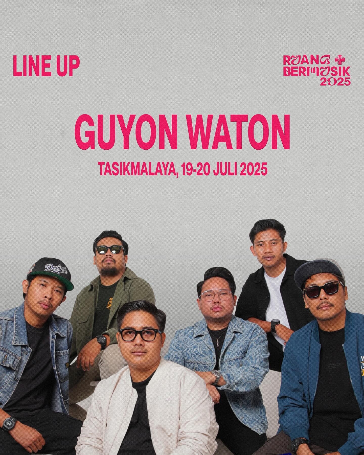 Ruang Bermusik 2025: Konser Guyon Waton hingga MALIQ & D’Essentials di Tasikmalaya, Catat Tanggalnya!