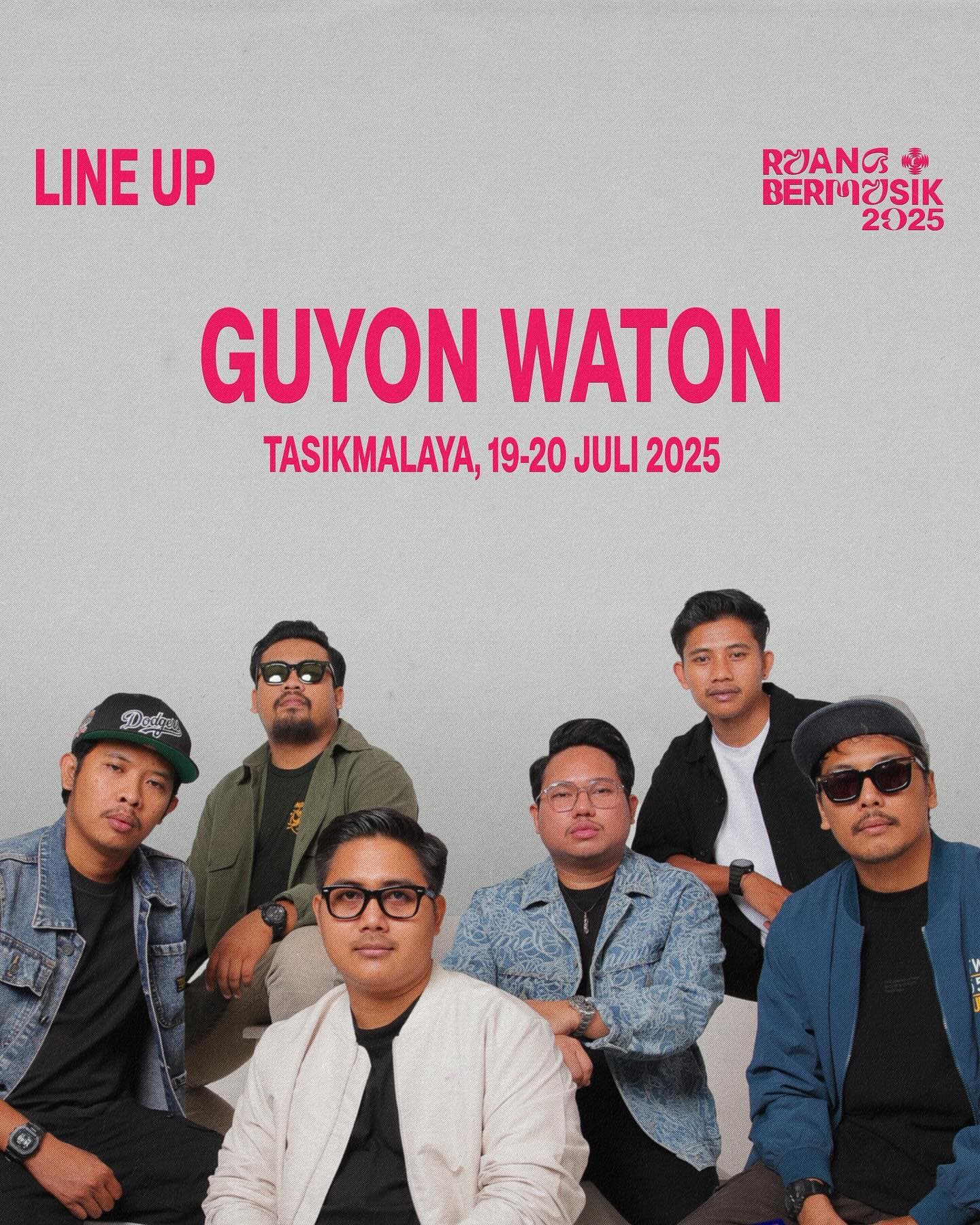 Ruang Bermusik 2025: Konser Guyon Waton hingga MALIQ & D’Essentials di Tasikmalaya, Catat Tanggalnya!