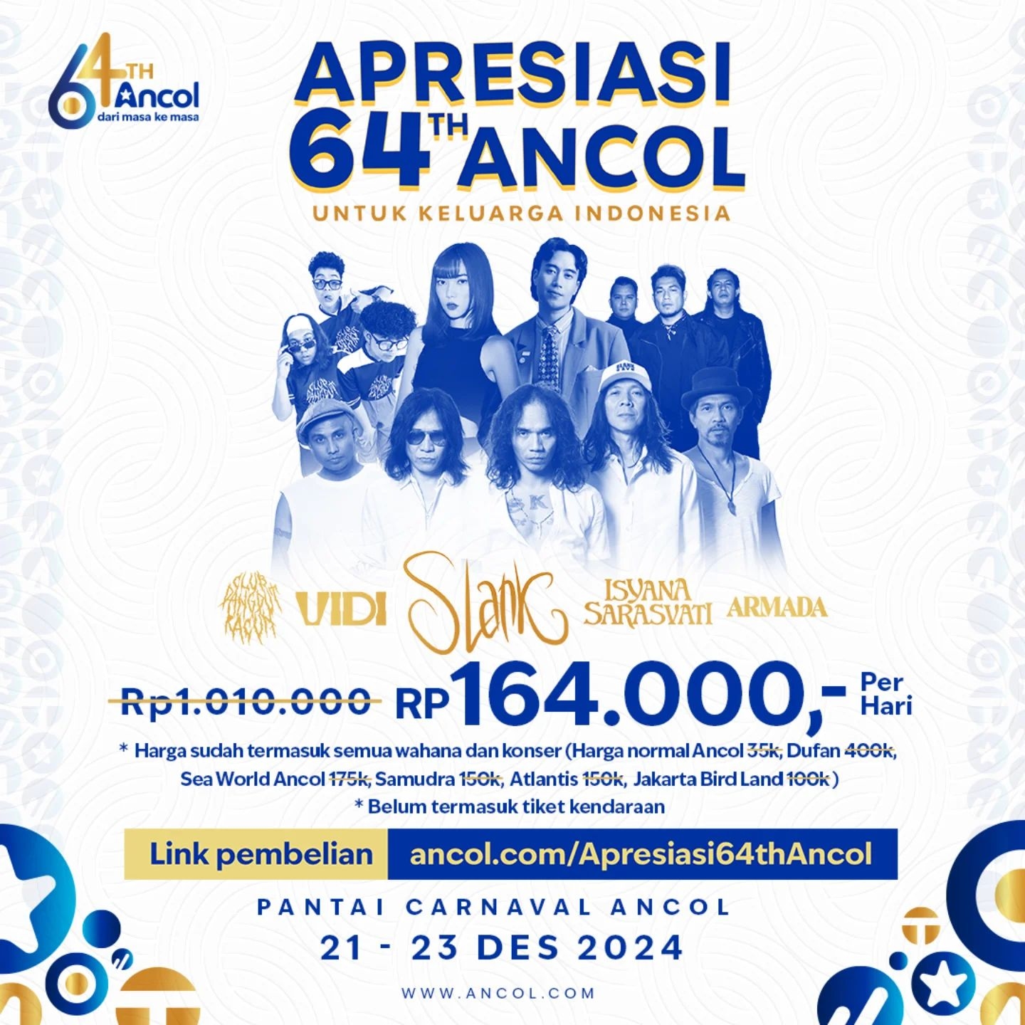 SERBU! Cuma Bayar Rp 164 Ribu Bisa Nikmati Semua Wahana di Ancol, Ada Konser Musiknya Lagi! Berlaku Hanya 3 Hari, Kapan? Cek Tanggalnya di Sini