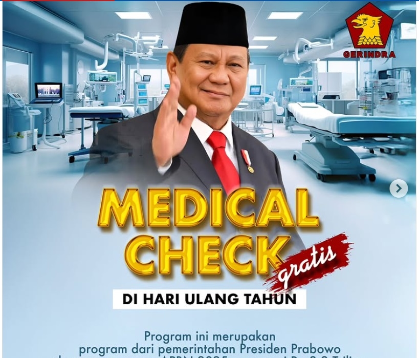 Mulai Tahun 2025 Ini, Medical Check-Up Gratis di Hari Ulang Tahun untuk Semua Kalangan, dari Balita hingga Lansia, Begini Syarat dan Ketentuannya