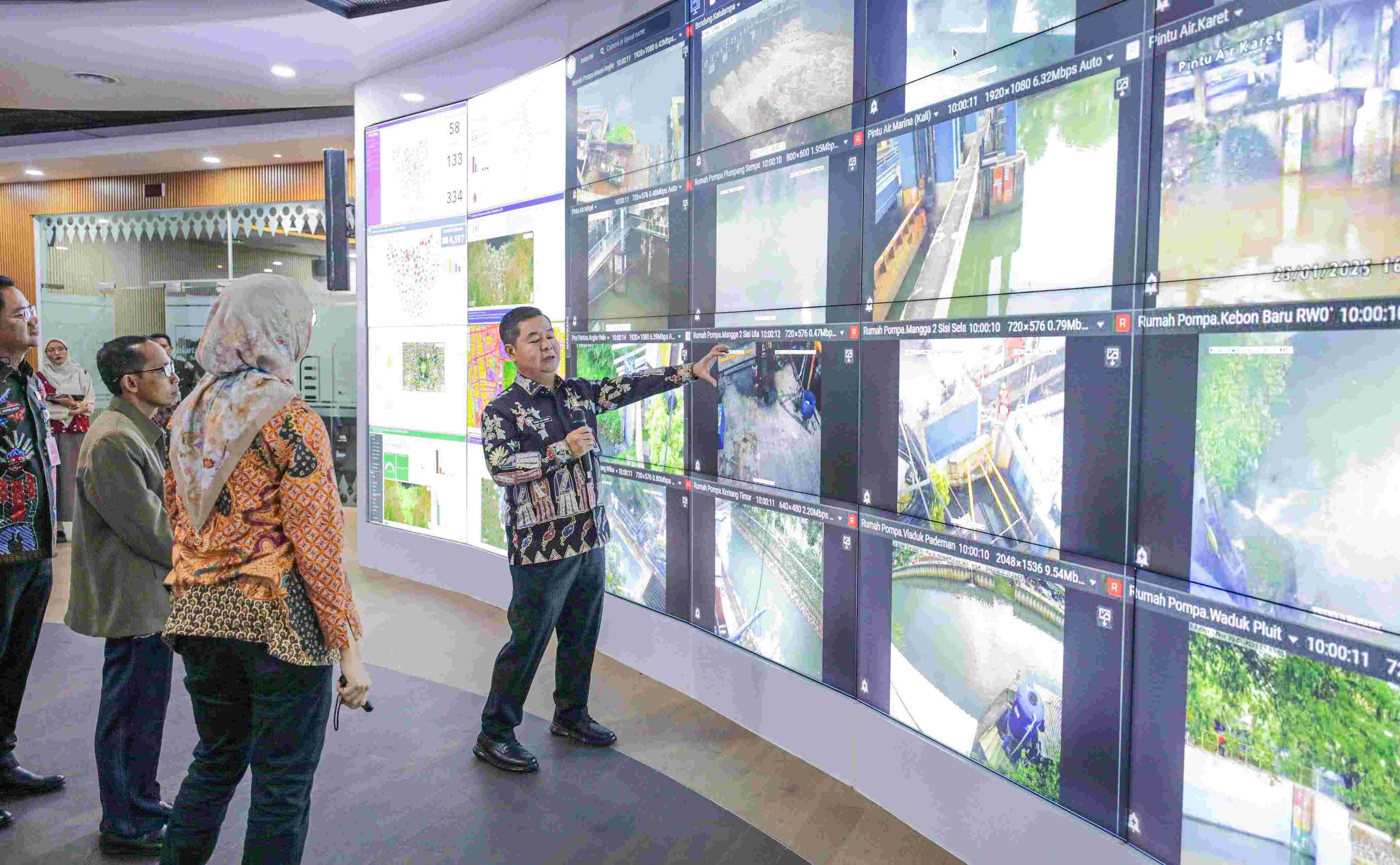 Bisa Pantau Secara Virtual Wilayah Jakarta, Pj Gubernur Teguh Sebut Fasilitas Jakarta Satu Jadi Mitigasi Bencana Banjir