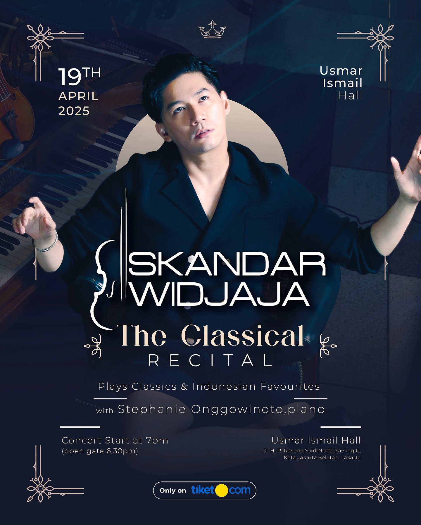 Violis Iskandar Widjaja Bakal Konser di Jakarta pada April 2025, Tiket Dijual Mulai Hari Ini, Segini Harganya!
