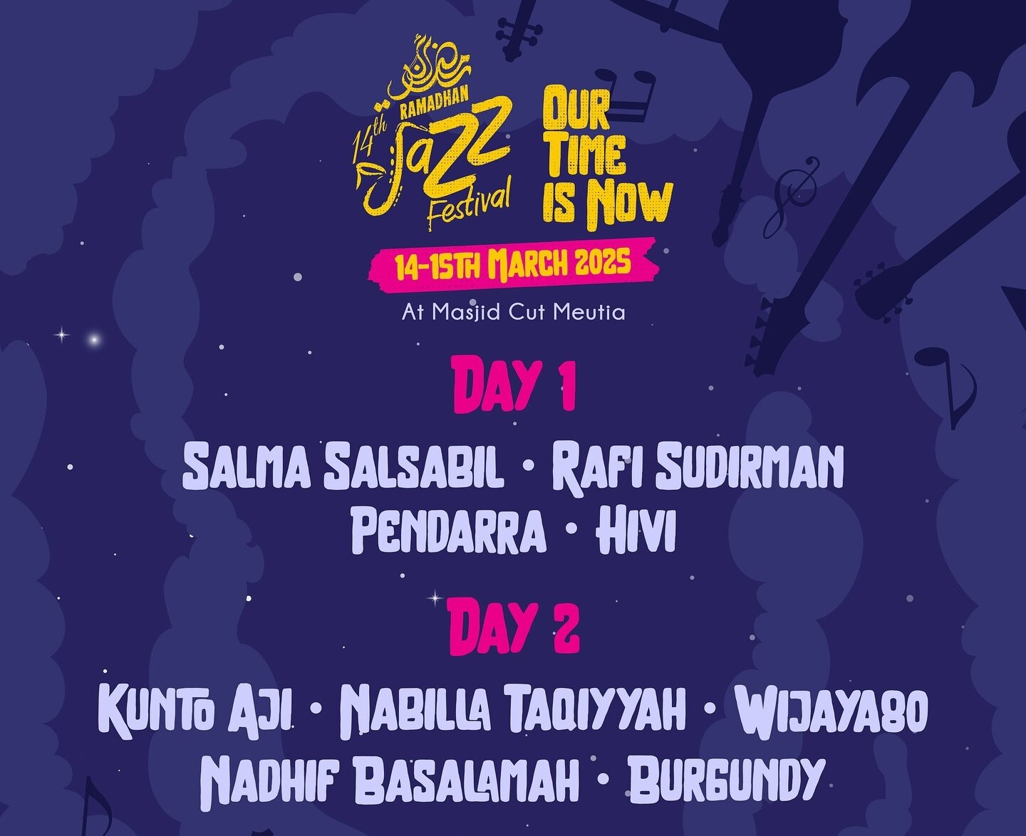 Ramadhan Jazz Festival 2025 di Halaman Masjid Cut Meutia Jakarta, Berikut Line Up Artis dan Harga Tiketnya!