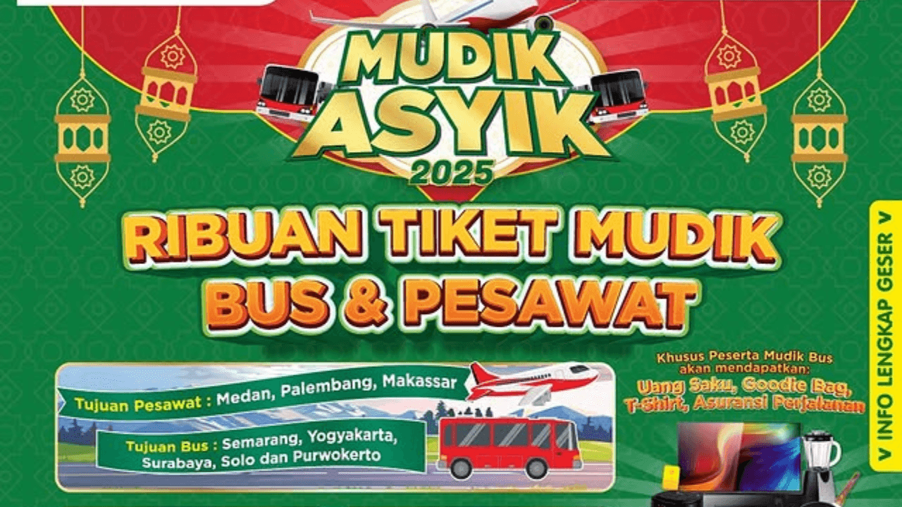 Mudik Gratis Alfamart 2025: Cek Syarat dan Ketentuannya Serta Begini Cara Daftarnya!