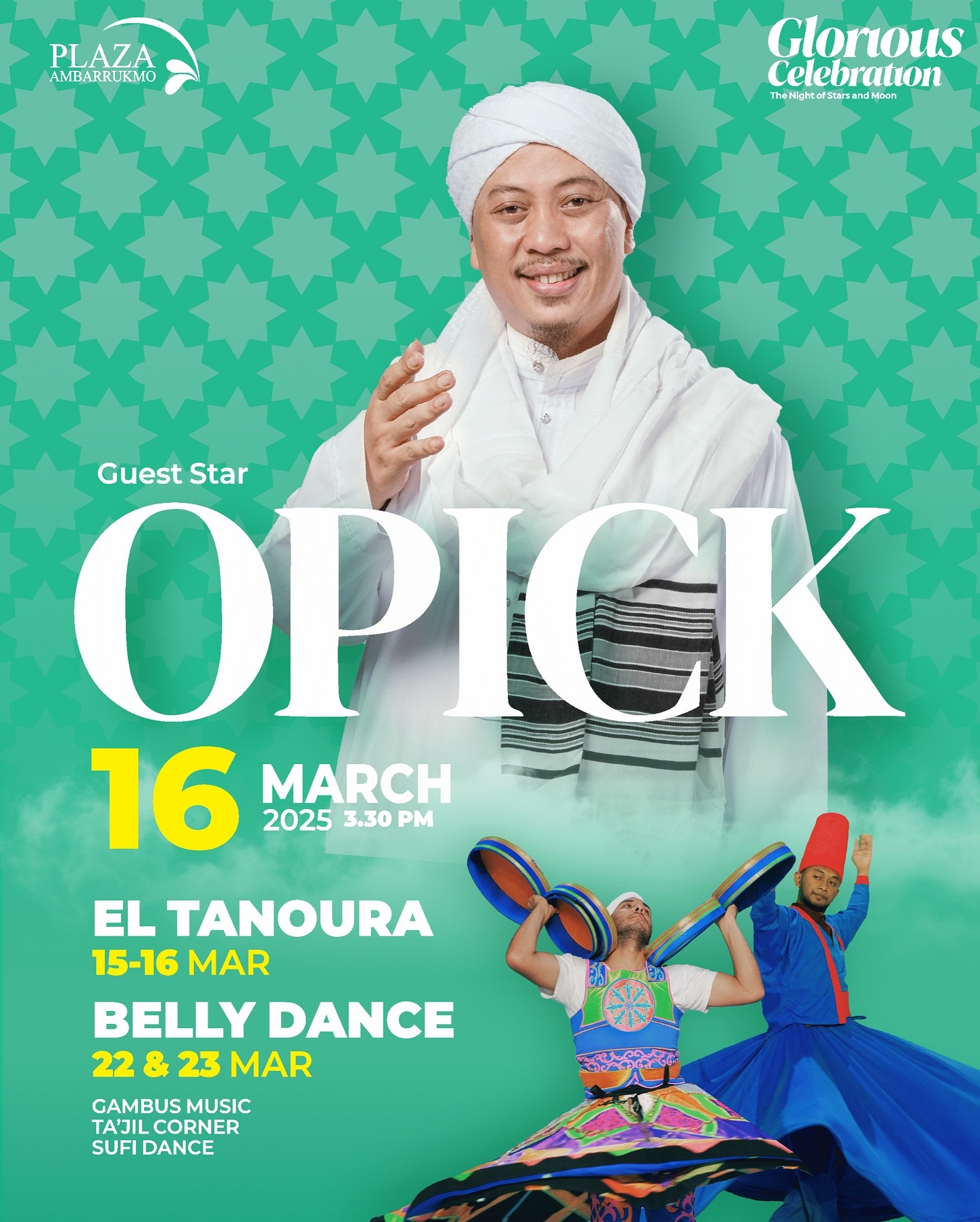 Semarak Ramadhan 2025 di Plaza Ambarrukmo Yogyakarta, Menghadirkan Opick hingga Belly Dance Performance, Catat Tanggalnya!