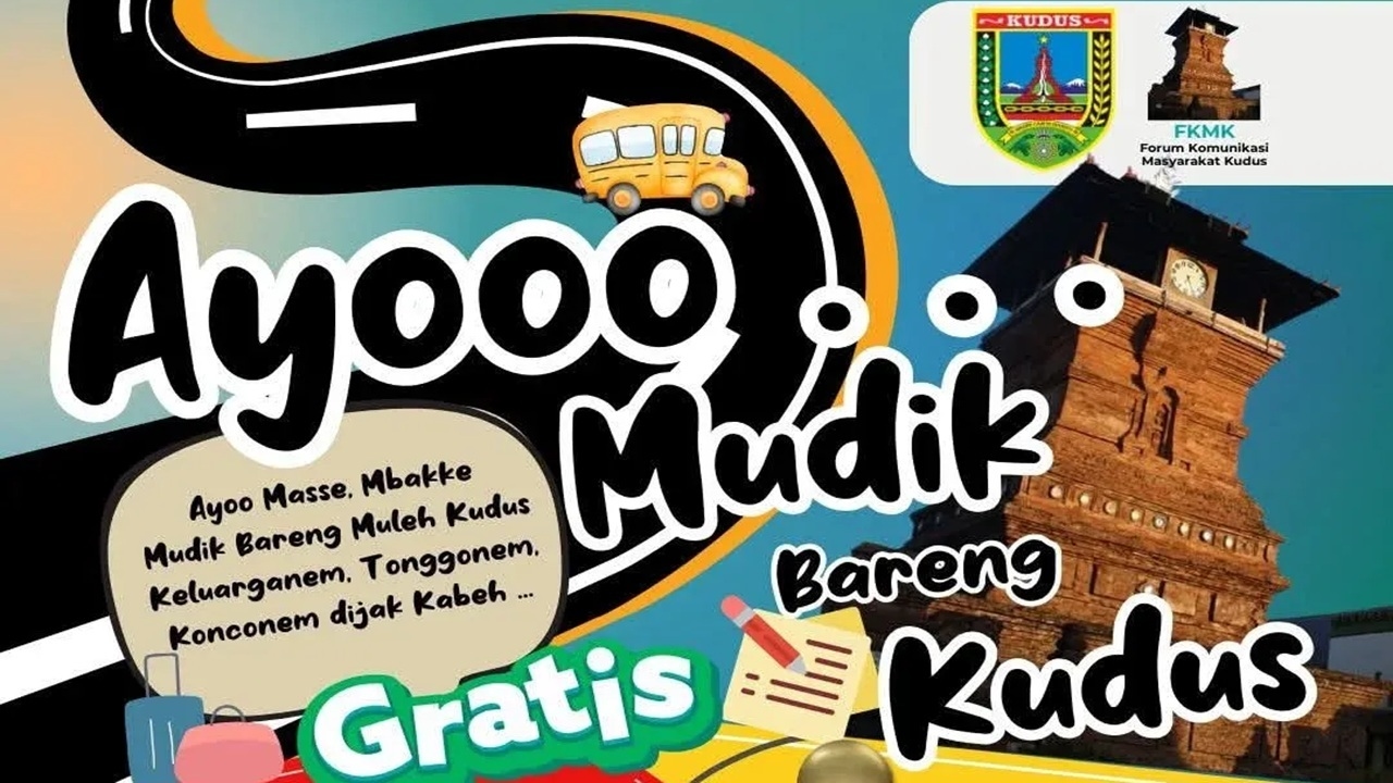 Ayo Mudik Gratis ke Kudus Lebaran Idul Fitri 2025, Pendaftaran Hanya Sampai 10 Maret, Berikut Kontak Person Panitia