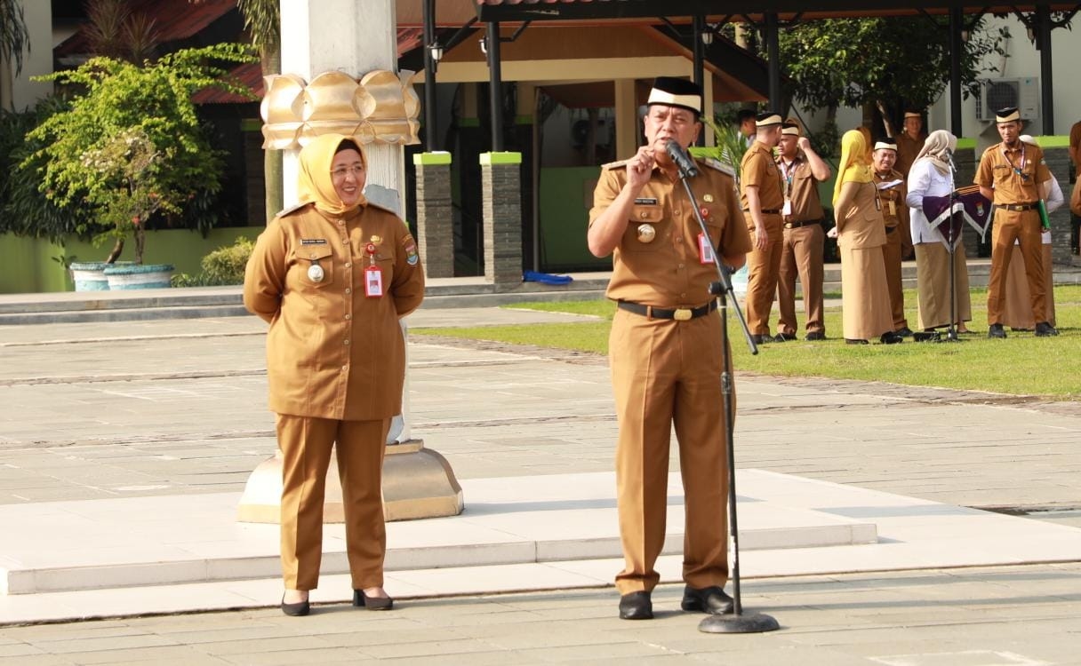 Hadiri Apel Perdana, Bupati Maesyal Tegaskan Komitmen Beri Pelayanan Terbaik Bagi Masyarakat Tangerang