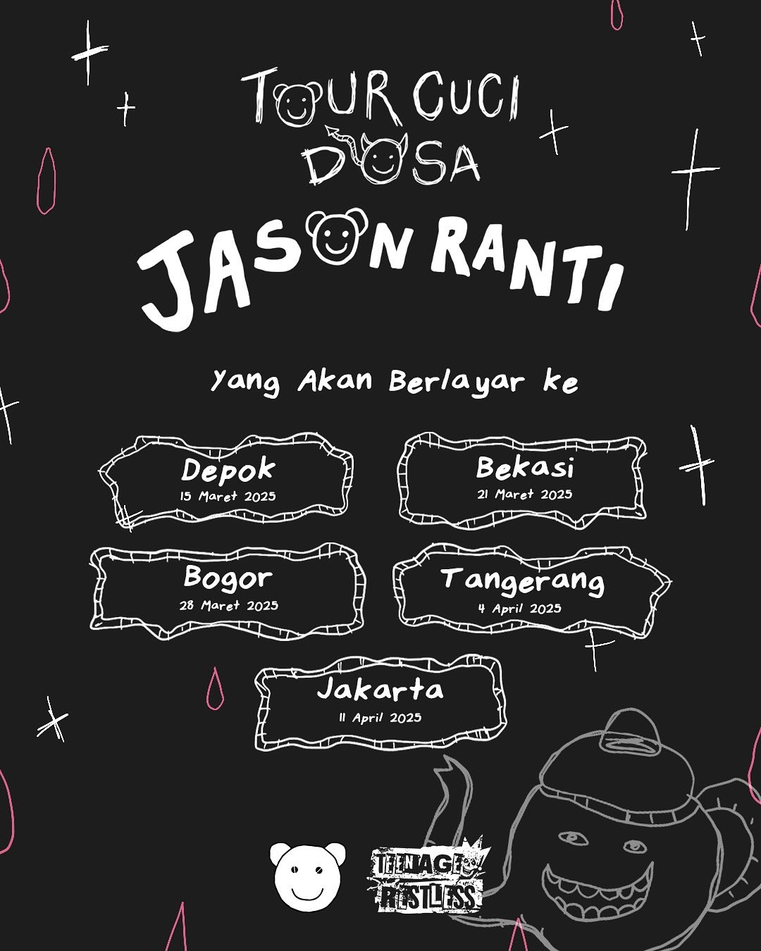 CUCI DOSA 2025: Tour Konser Jason Ranti di Jabodetabek Selama Ramadhan hingga Idul Fitri, Simak Jadwalnya!