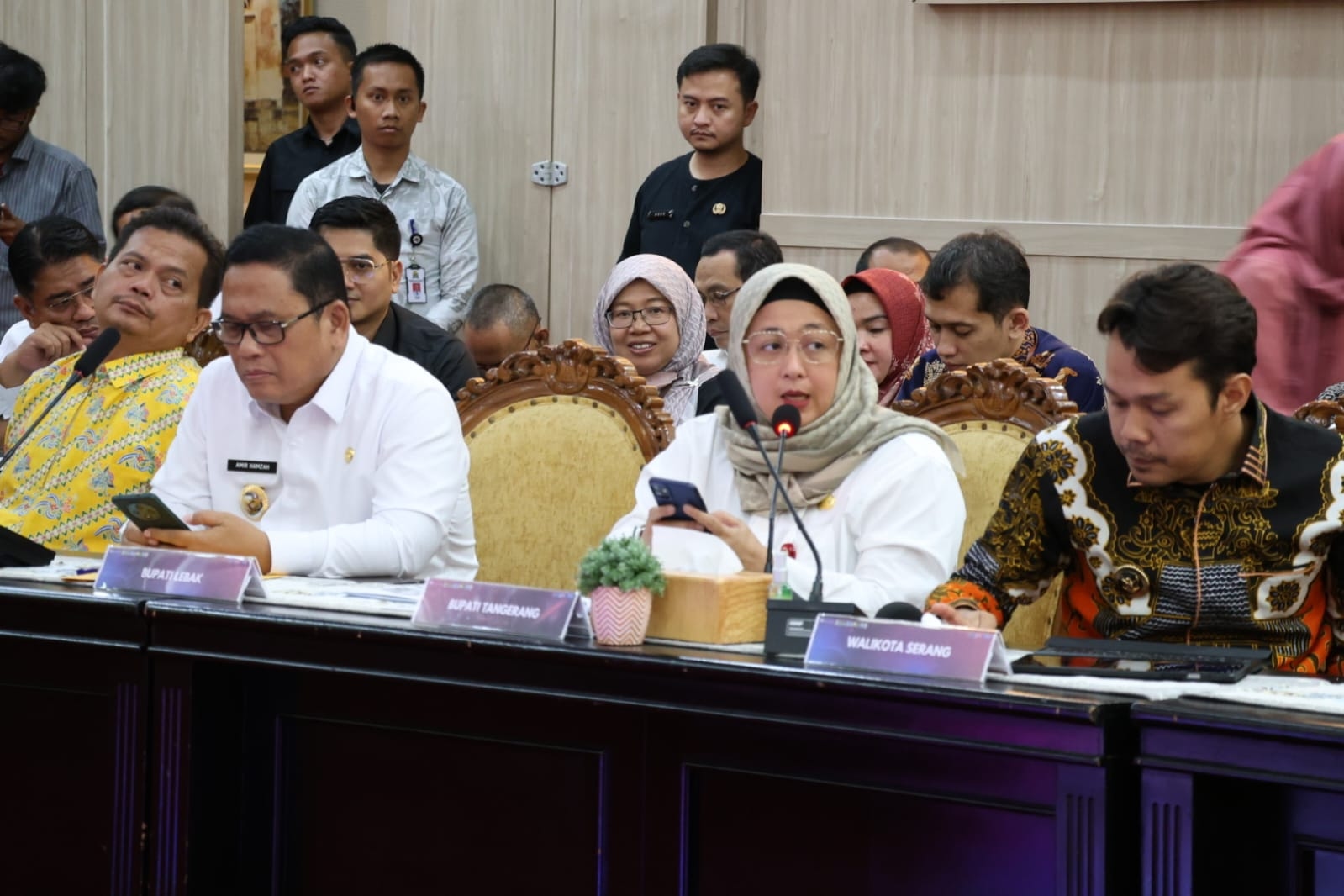 Hadiri Rakor Inflasi Daerah Se-Provinsi Banten, Wabup Tangerang Intan Nurul Hikmah Ajak Semua Stakeholder Bersinergi dan Berkolaborasi