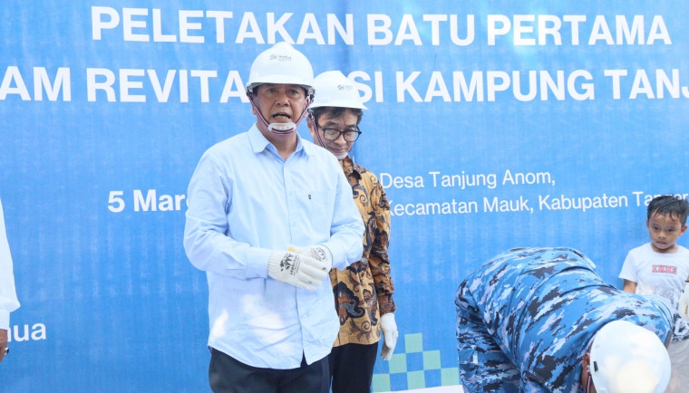 Pembangunan 110 Rumah Nelayan di Tanjung Kait Resmi Dimulai, Ini Pesan Bupati Tangerang Maesyal Rasyid Saat Peletakan Batu Pertama