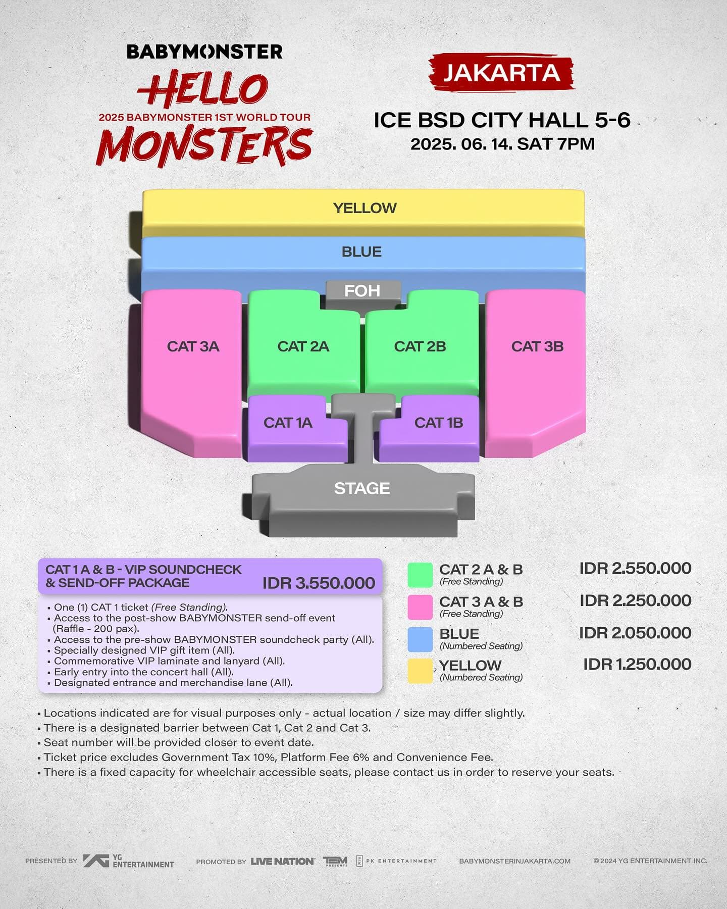 Simak! Detail Konser Babymonster di Jakarta: Lokasi, Harga Tiket, hingga Denah Tempat Duduk, Penjualan Tiket Umum Dimulai 20 Maret 2025