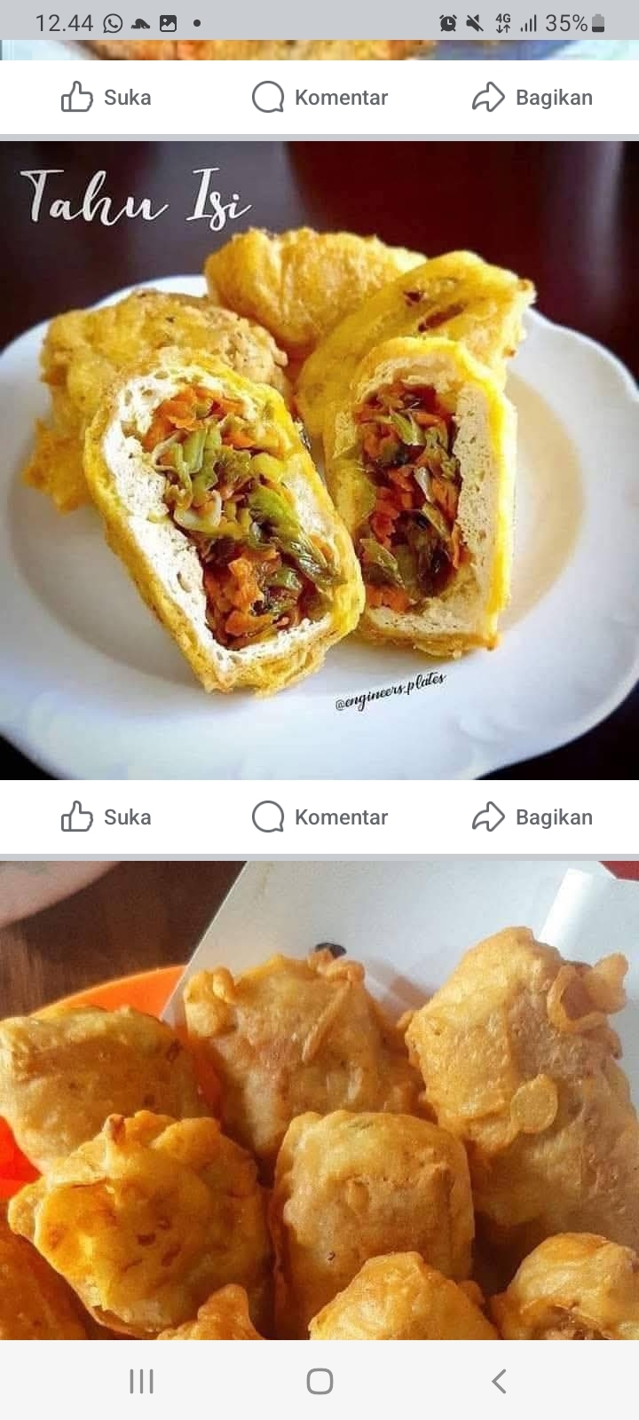 Resep Tahu Isi Sayur untuk Menu Takjil, Ngirit Mudah Dibuat di Rumah
