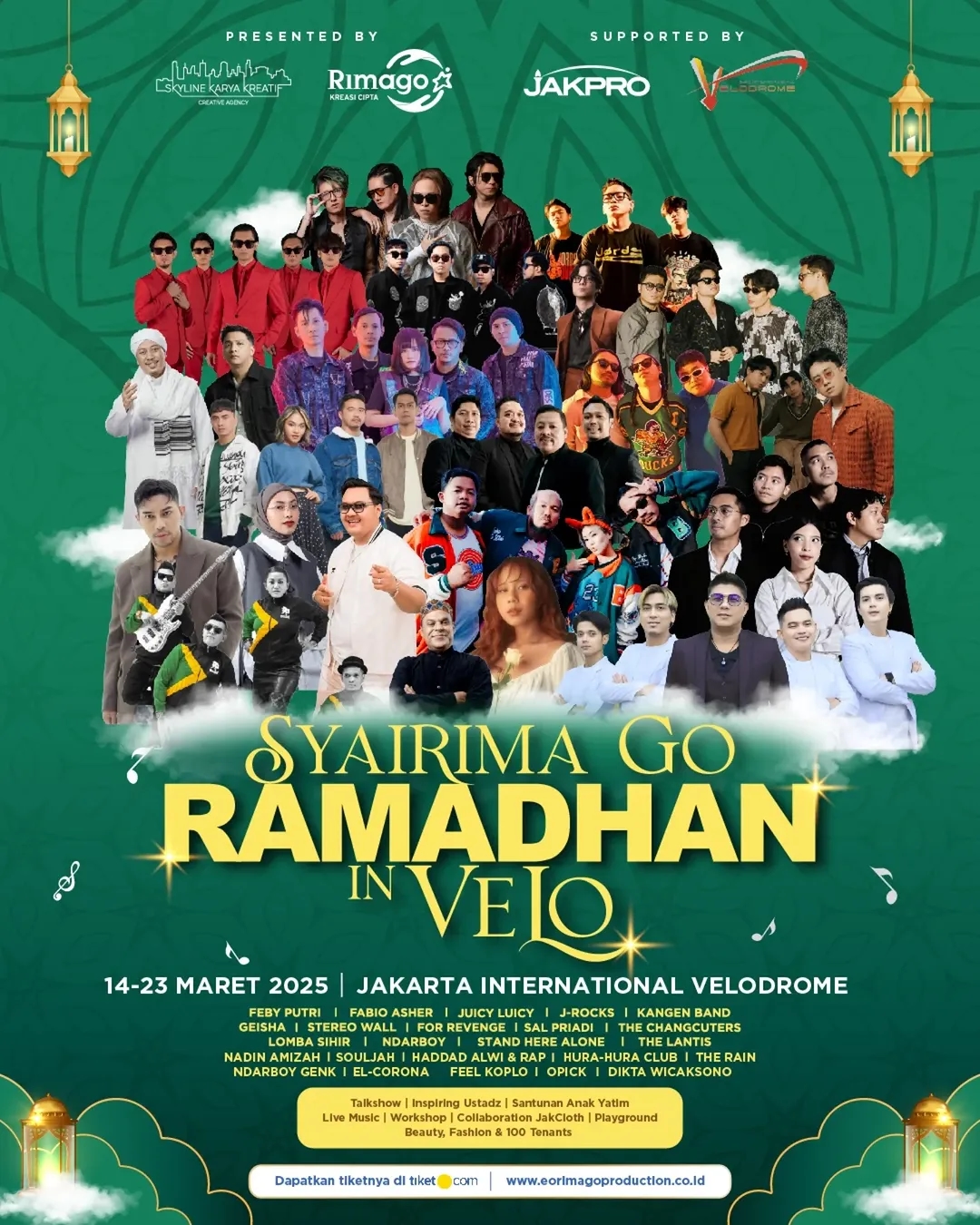 Hari Terakhir! Malam Ini Ada Konser J-Rocks dan Stand Here Alone di Velodrome Rawamangun, Event Syairima Go Ramadhan in Velo 2025
