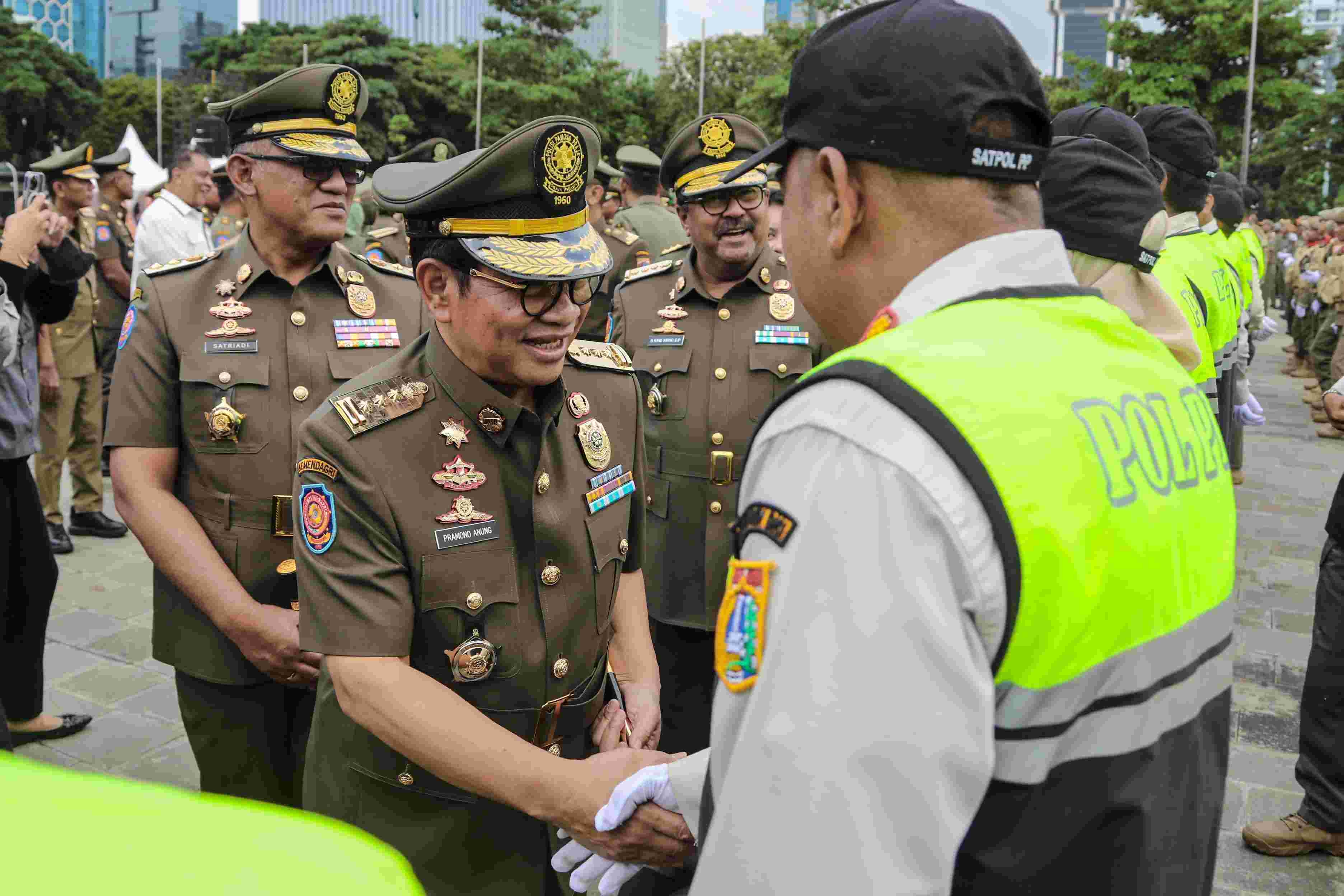 Pemprov DKI Kerahkan 1.300 Petugas Satpol PP Per Hari Selama Lebaran 2025, Gubernur Pramono: Banyak yang Rela Tidak Pulang Kampung