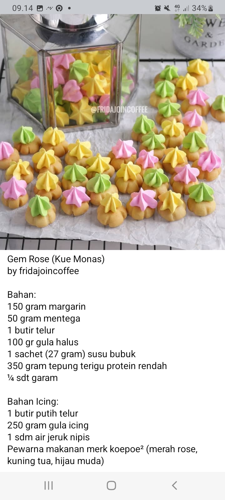 Lebaran Nikmat dengan Kue Monas, Simak Resep Bahan dan Cara Bikinnya di Sini
