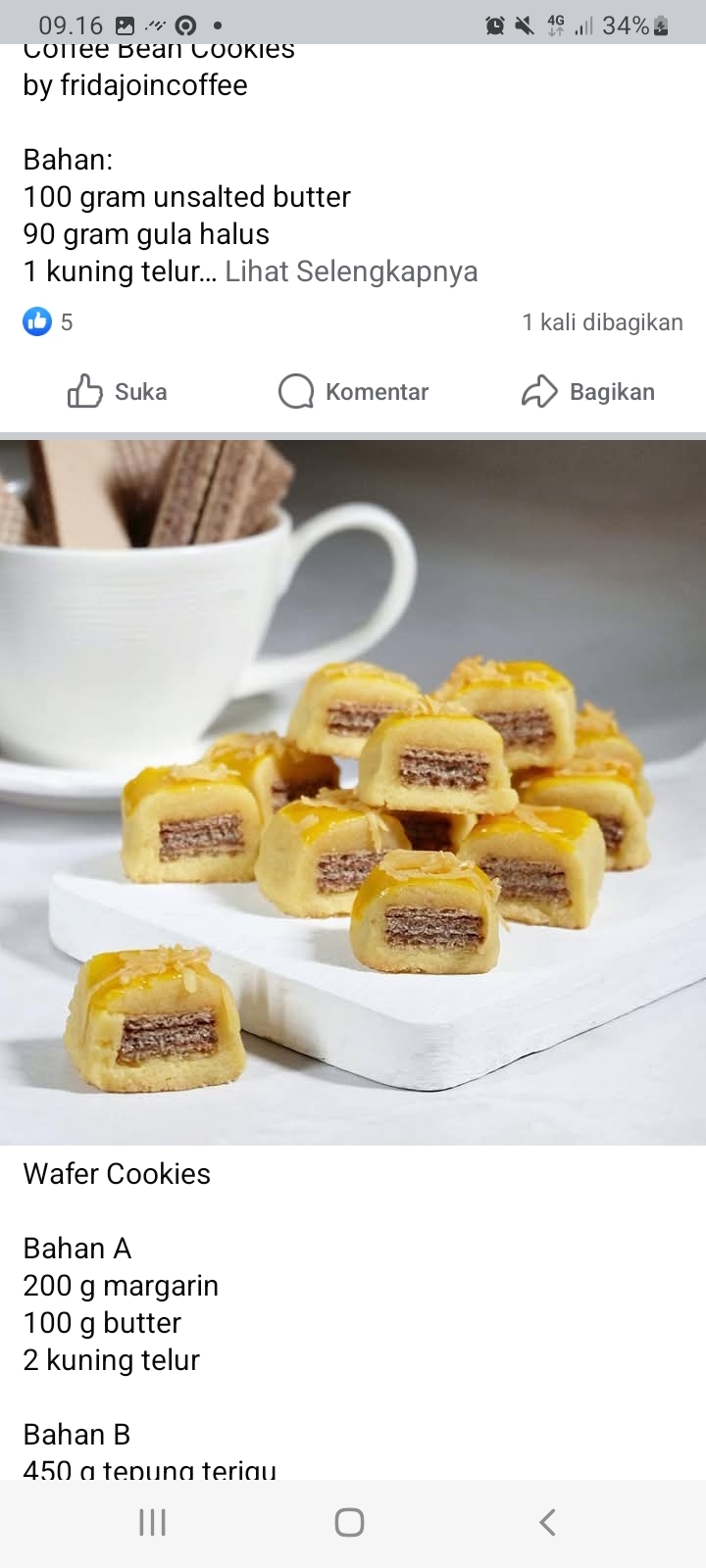 Wafer Cookies Bisa Jadi Ide Resep Kue Lebaran Lebib Meriah