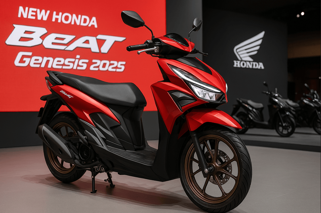 All New Honda Beat Genesis 2025 Siap Duel di Kelas Skutik Sporty 150CC Lawan Yamaha NMAX Turbo