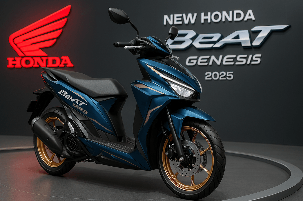 Punya Wajah Baru, All New Honda Beat Genesis 2025 Tampil Sangar, Bikin Yamaha Aerox Alpha Kalah Keren