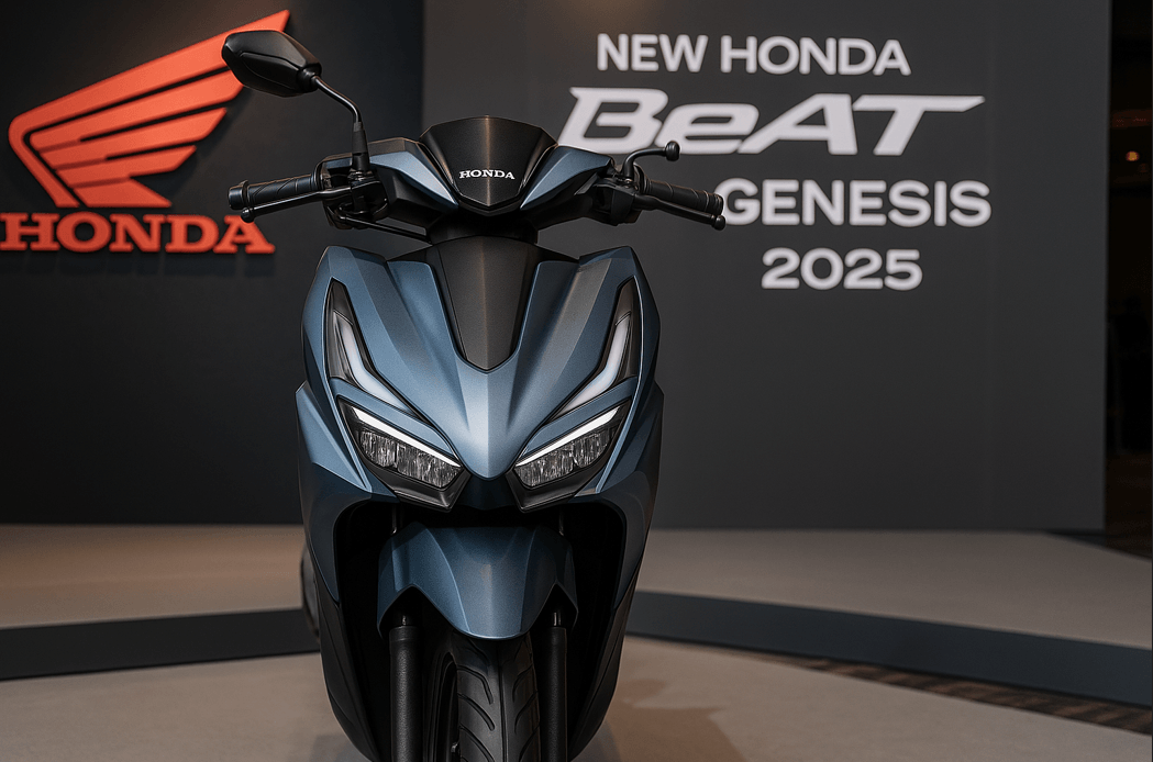 All New Honda Beat Genesis 2025 Siap Ramaikan Pasar Otomotif Tanah Air, Bawa Desain Sporty Modern, Bagian Headlamp Dibuat Lebih Agresif