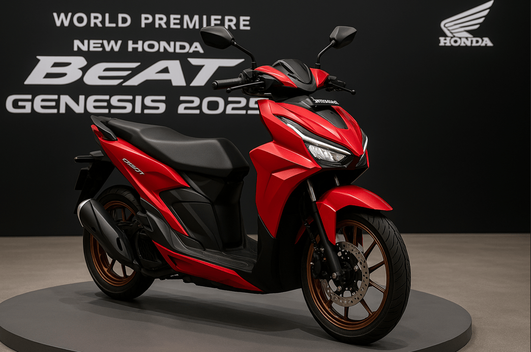 Lebih Lancip Ketimbang Honda Vario 125, Desain All New Honda Beat Genesis 2025 Tampil Sporty dan Keren dari Semua Sisi