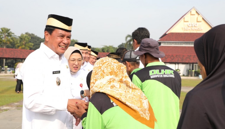 Gelar Halal Bihalal di Puspemkab Tangerang, Bupati Maesyal Minta ASN Merespon Cepat Setiap Kritik dan Saran yang Disampaikan Warga Via Medsos