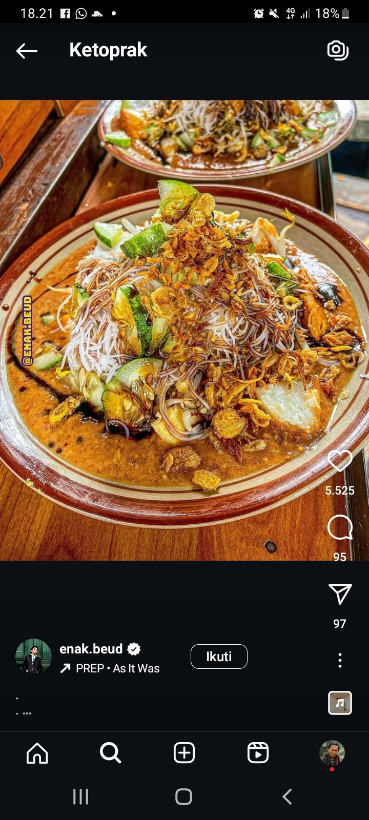 Resep Ketoprak Lezat, Ide Hemat Buat Acara Keluarga atau Arisan di Rumah