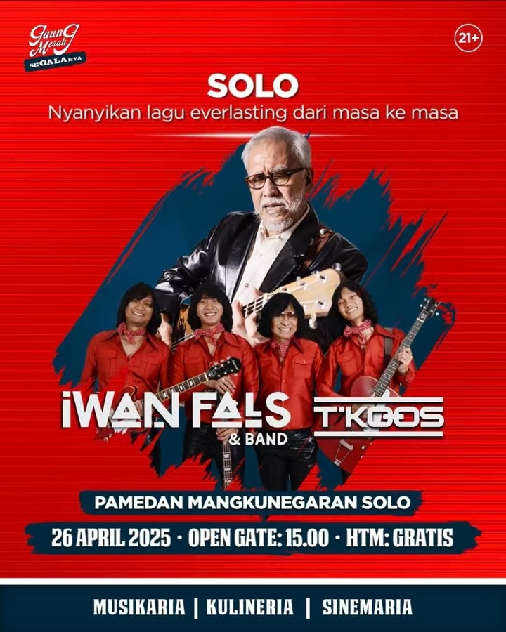 Kapan Konser Gratis Iwan Fals di Solo? Simak Lokasi dan Tanggalnya, Oi Jangan Sampai Ketinggalan!