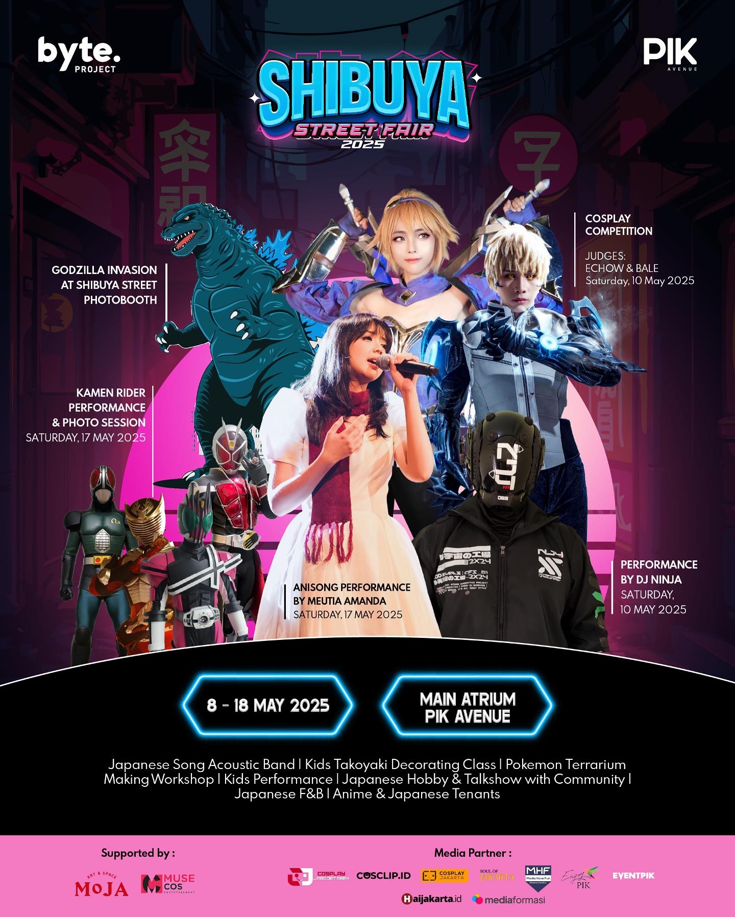 Festival Pop Culture Jepang: Shibuya Street Fair 2025 Akan Berlangsung 10 Hari di PIK Avenue Jakarta Utara, Catat Tanggalnya!