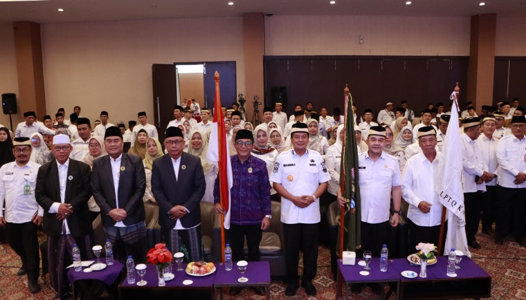 Dilepas Bupati Maesyal Rasyid, 64 Orang Kafilah Kabupaten Tangerang Siap Berjuang Pertahankan Gelar Juara Umum MTQ Tingkat Provinsi Banten