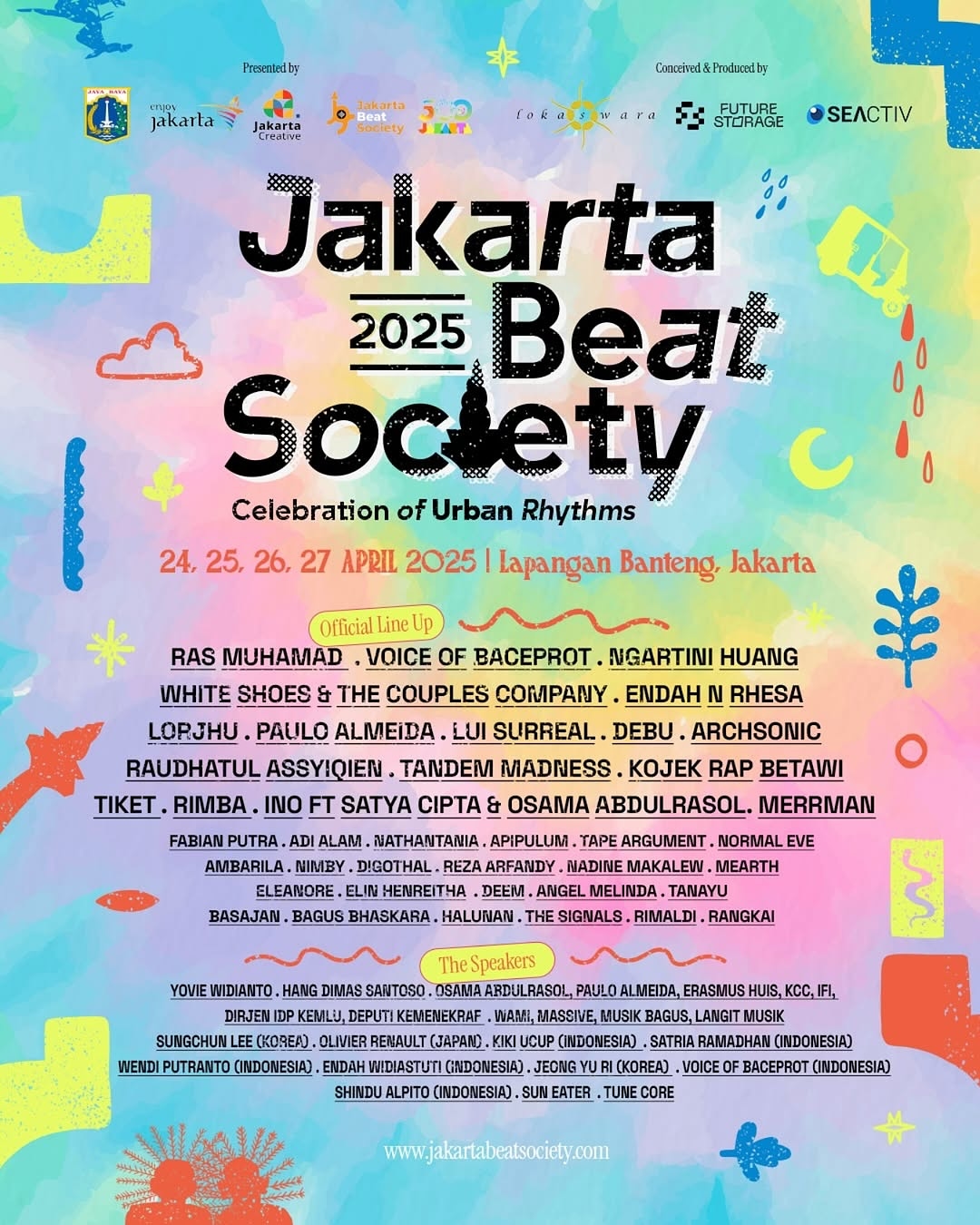 GRATIS! Jakarta Beat Society 2025 di Lapangan Banteng Dimulai Hari Ini hingga Akhir Pekan, Menghadirkan 25 Musisi Dari Dalam dan Luar Negeri