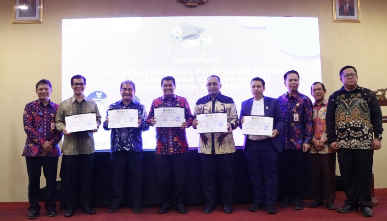 Program Beasiswa Tangerang Gemilang Resmi Diluncurkan Bupati Maesyal, Mahasiswa Kurang Mampu Bisa Kuliah Gratis di Untirta, IPB hingga Al Azhar Mesir