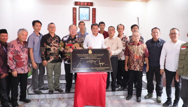 Bukti Toleransi Beragama di Kabupaten Tangerang Tinggi, Bupati Maesyal Resmikan Rumah Ibadah Khonghucu di Panongan