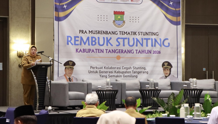 Wabup Intan Nurul Hikmah Buka Rembuk Stunting, Ajak Semua Pihak Kolaborasi Ciptakan Kabupaten Tangerang Zero Stunting dalam 5 Tahun Kedepan