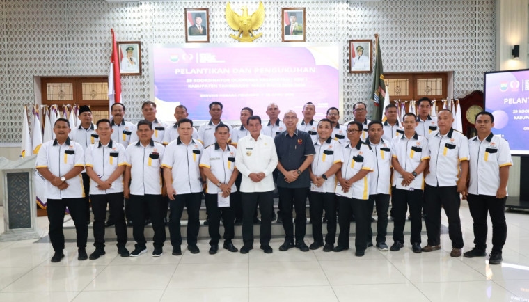 Lantik 29 Koordinator Olahraga Kecamatan, Bupati Maesyal Rasyid Minta KOK se-Kabupaten Tangerang Identifikasi dan Bina Potensi Atlet Lokal