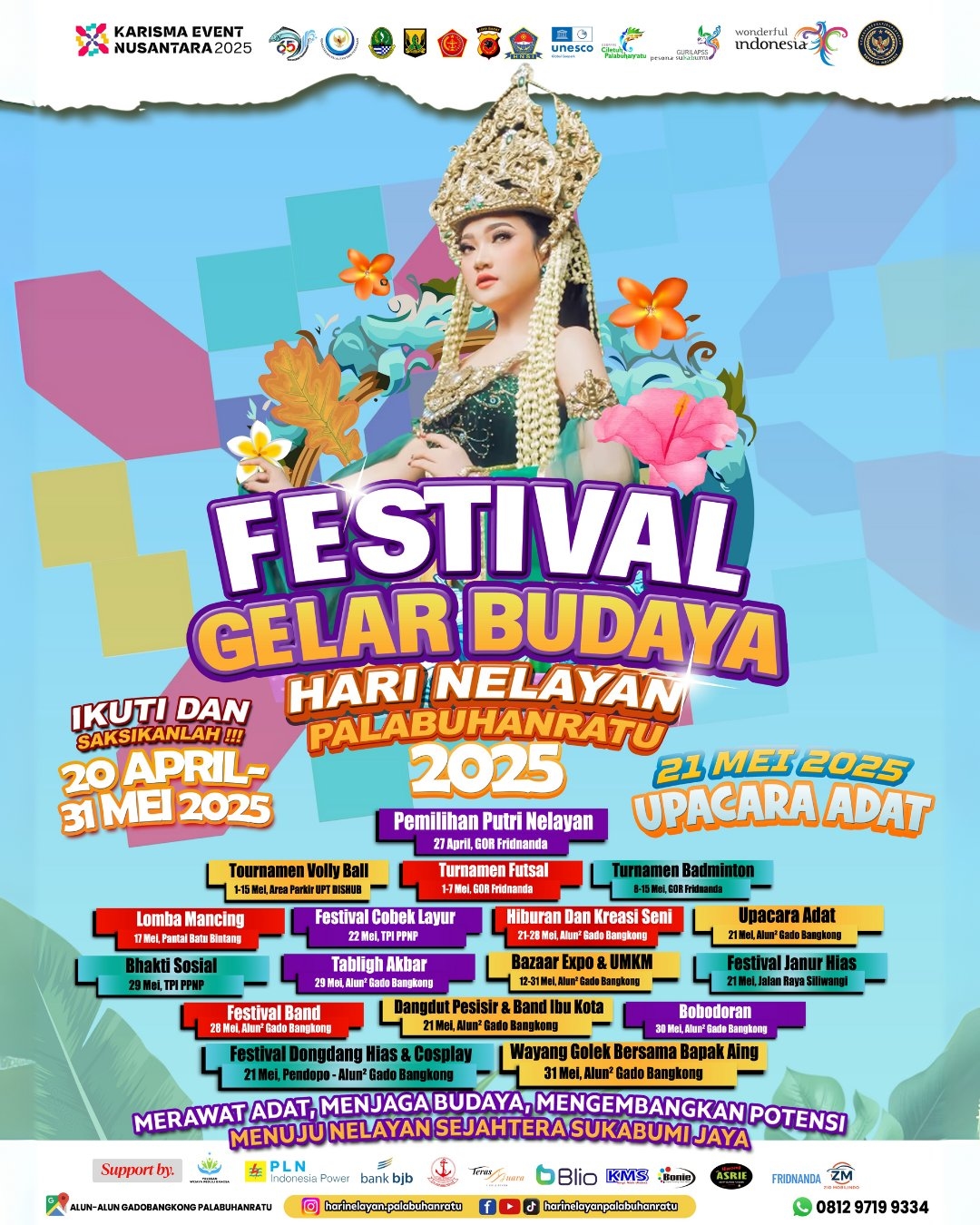 Festival Gelar Budaya Hari Nelayan di Palabuhanratu 2025: Ada Pentas Dangdut Pesisir hingga Wayang Golek Bersama Bapak Aing, Simak Jadwal Lengkapnya!