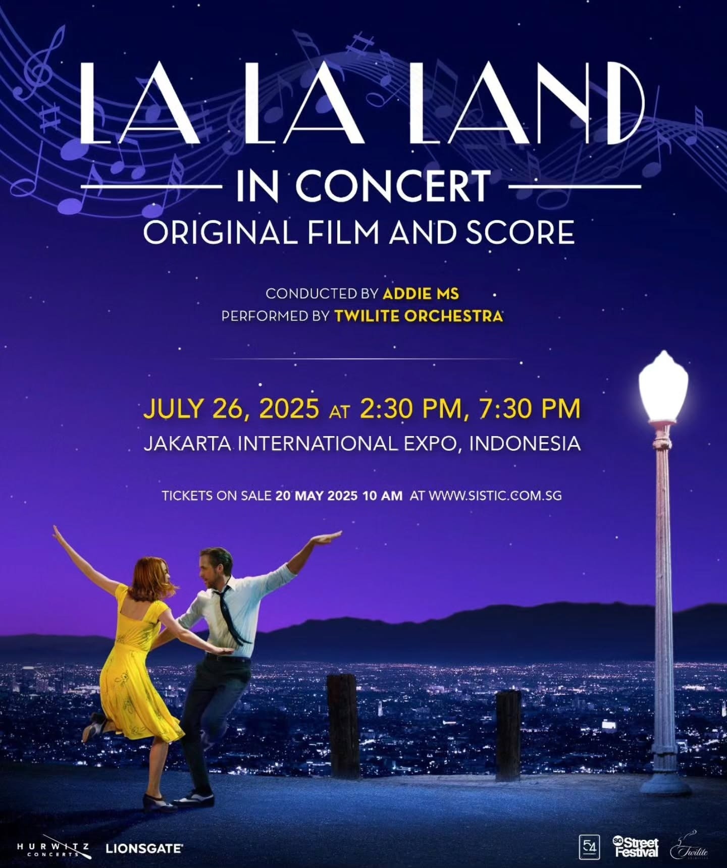 Diadopsi dari Film Musikal, Konser La La Land Bakal Berlangsung di JIExpo Kemayoran 26 Juli 2025, Penjualan Tiket Sudah Dimulai, Segini Harganya!