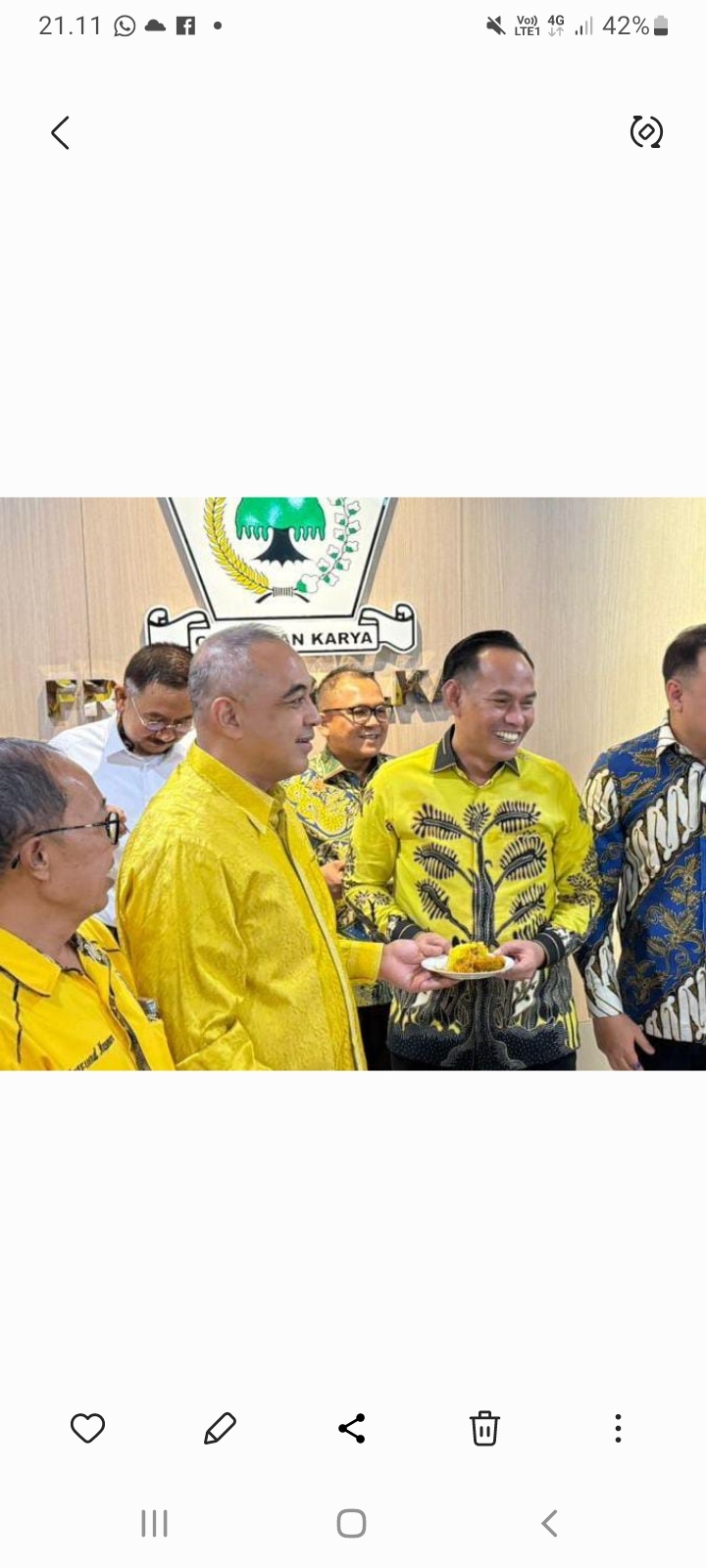 Hasil Rapat Pleno Pengurus DPD 2 Golkar Kepulauan Seribu Solid Dukung Bang Zaki Kembali Jadi Ketua DPD Golkar DKI