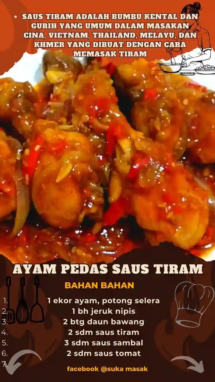 Ayam Pedas Saus Tiram Maknyus, Resep Rumahan yang Enak