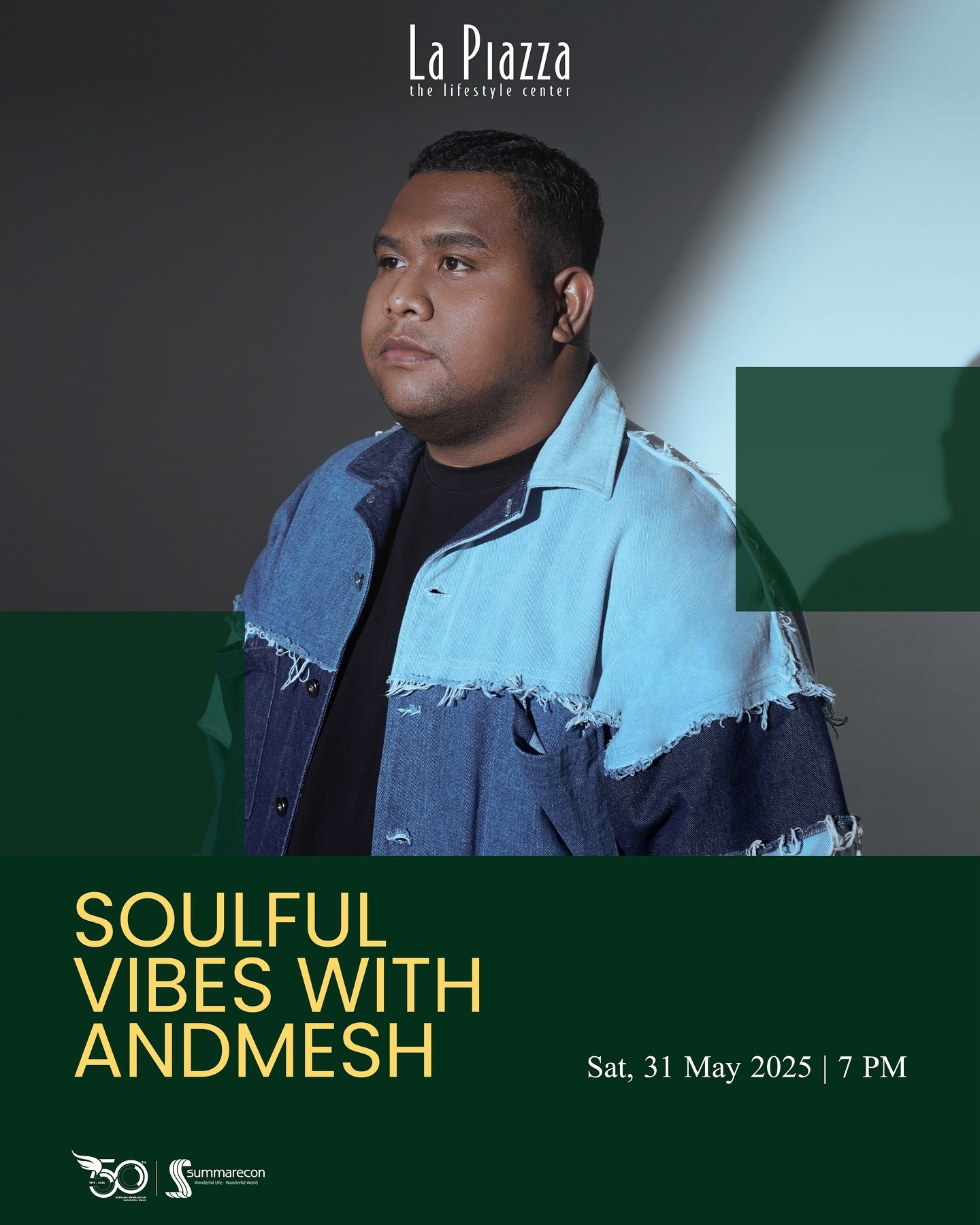 Konser Gratis Tiap Sabtu Malam Minggu di La Piazza Summarecon Mall Kelapa Gading, Akhir Pekan Ini Menghadirkan Andmesh Kamaleng, Catat Waktunya!