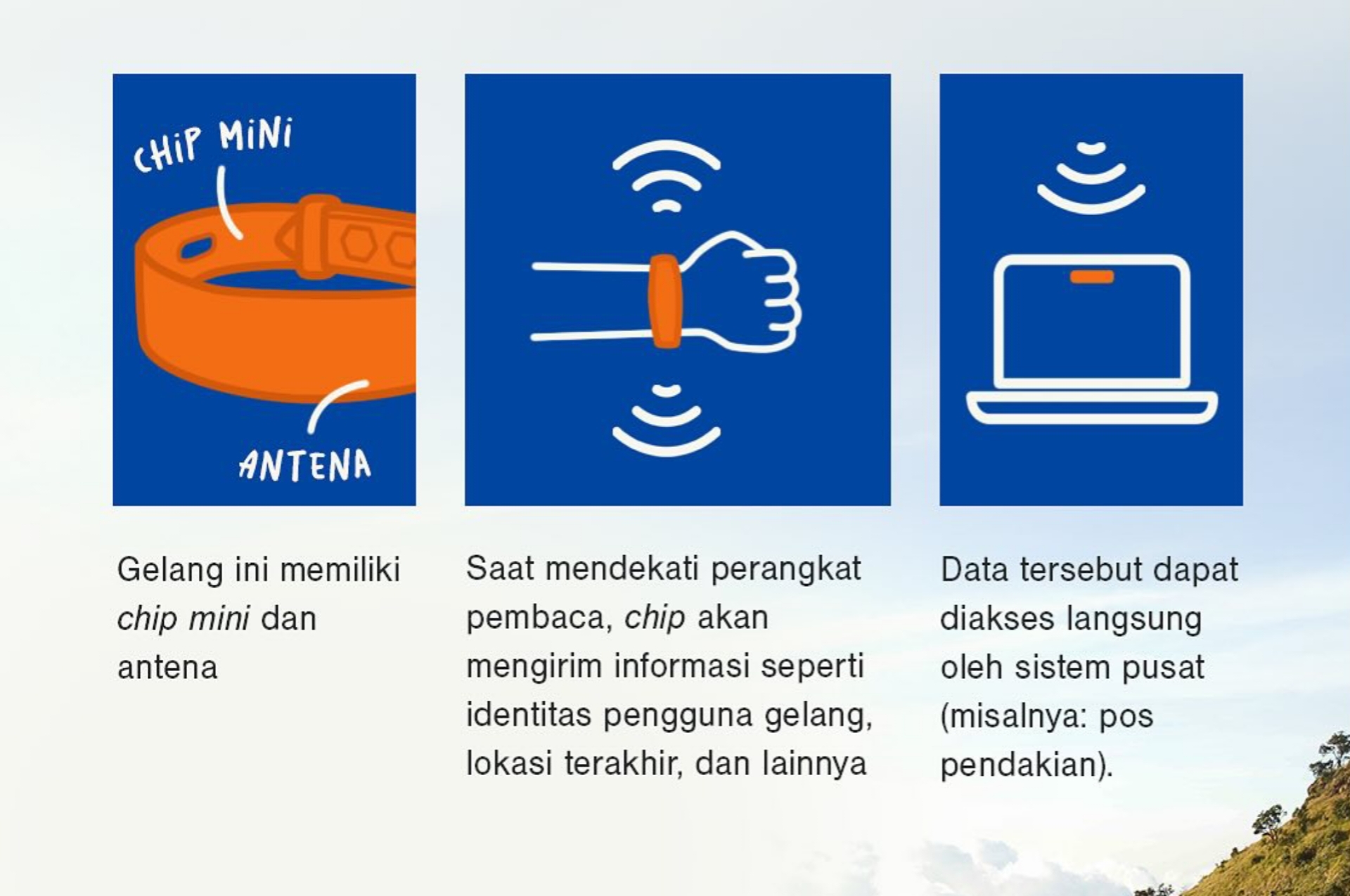 Meningkatkan Keamanan Pendakian, Gunung Merbabu Terapkan Sistem Gelang RFID