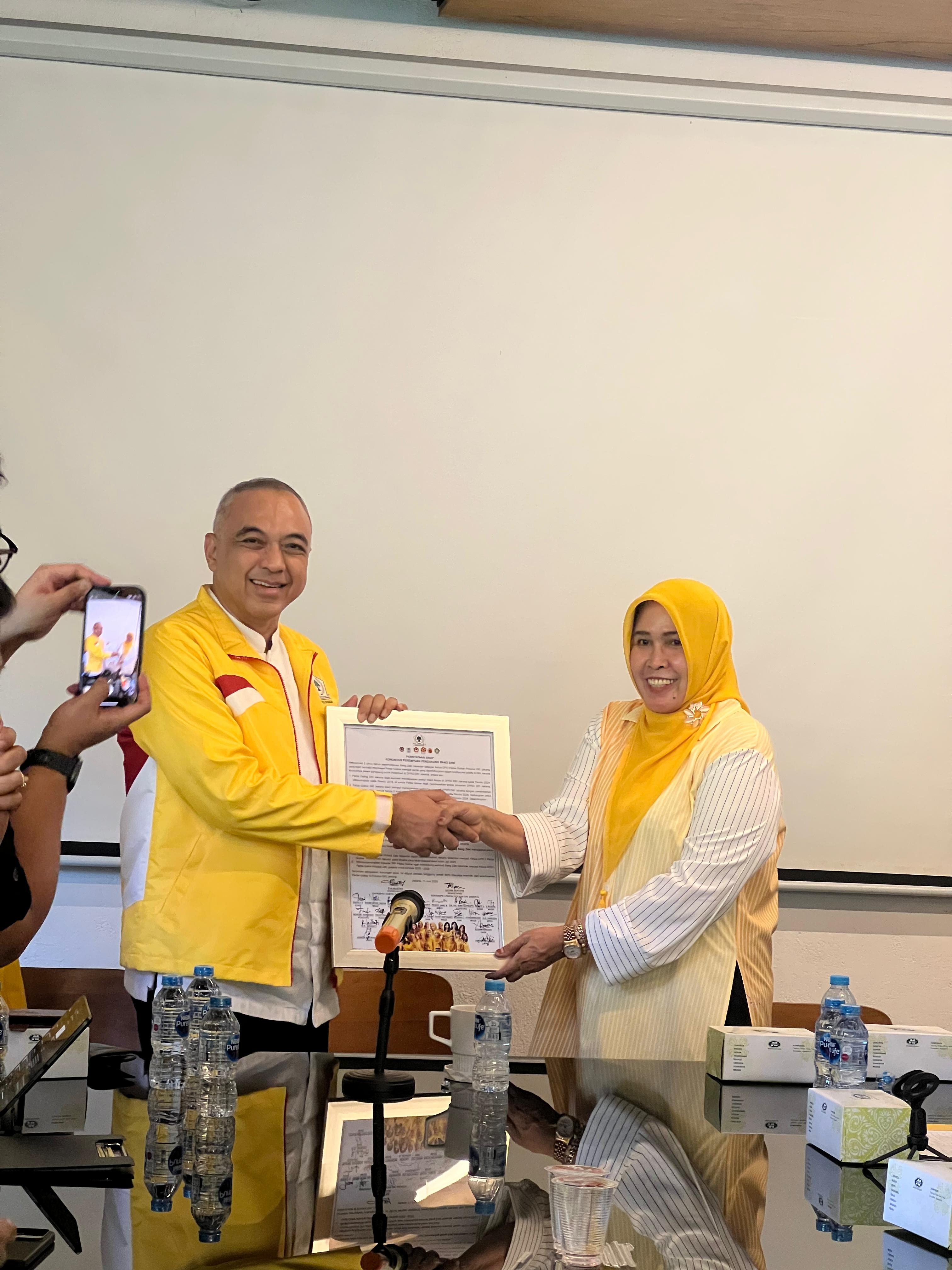 Komunitas Perempuan Pendukung Bang Zaki Dorong Zaki Iskandar Dipilih Aklamasi Menjadi Ketua Golkar DKI Jakarta