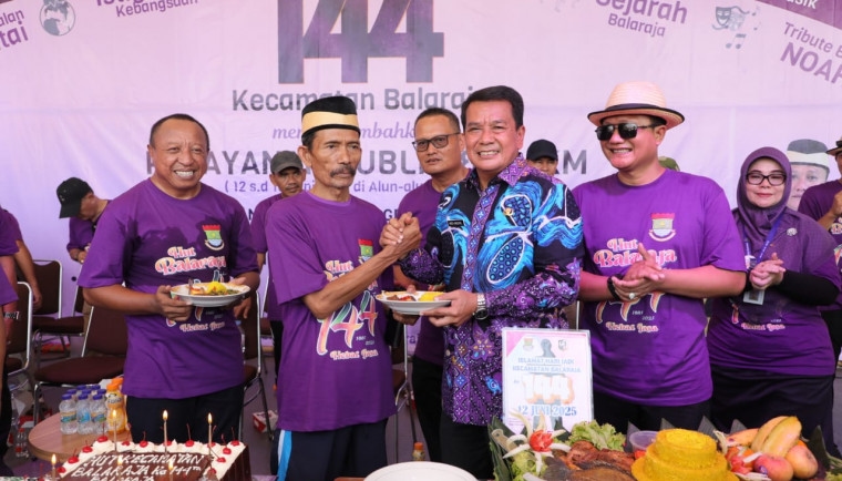 Hadiri Puncak Perayaan HUT Kecamatan Balaraja, Bupati Maesyal Kenang Saat Masih Aktif Sebagai PNS dan Camat