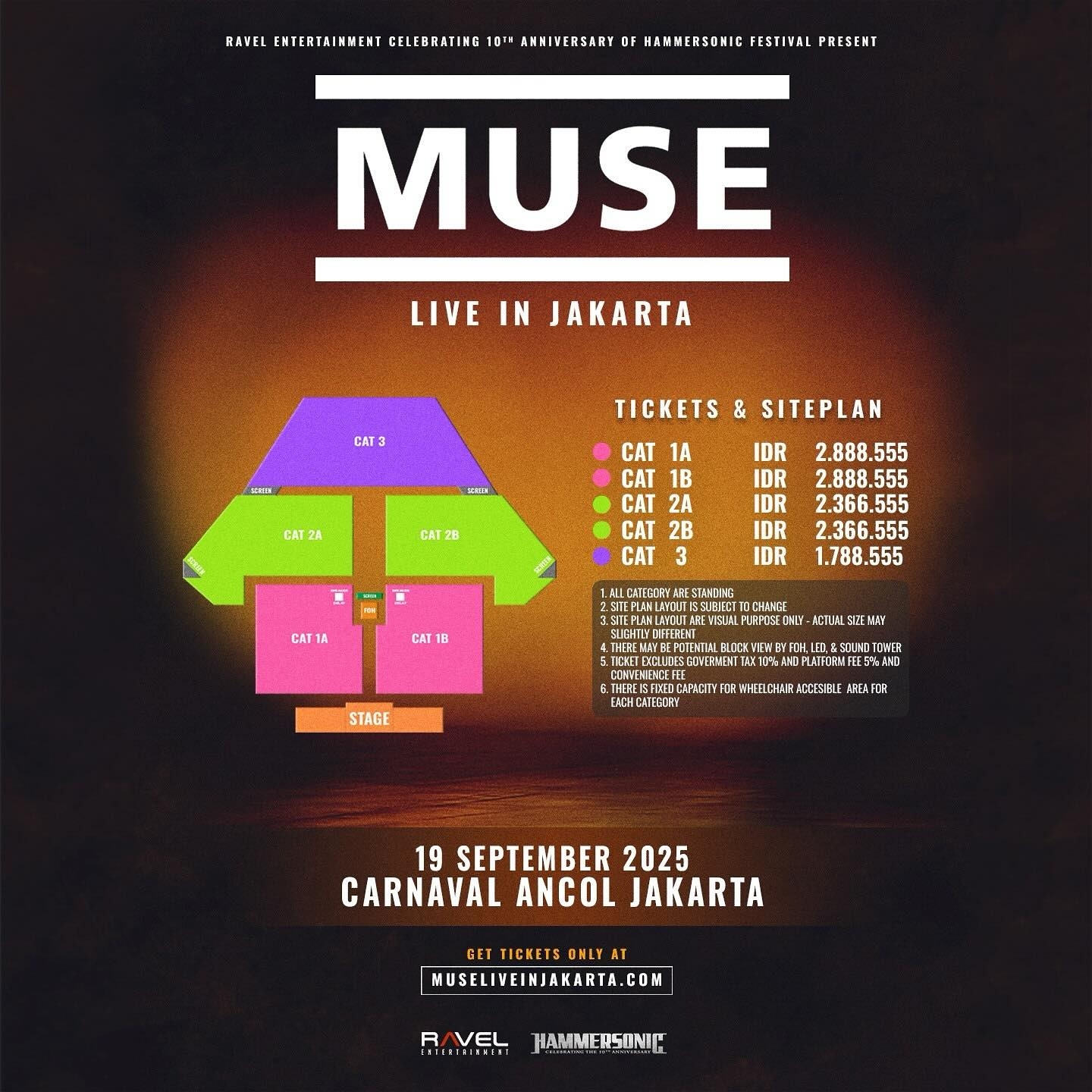 Penggemar Musik Metal Siap-siap! Penjualan Tiket Konser MUSE di Jakarta Bakal Dimulai Senin 16 Juni Besok, Segini Harganya