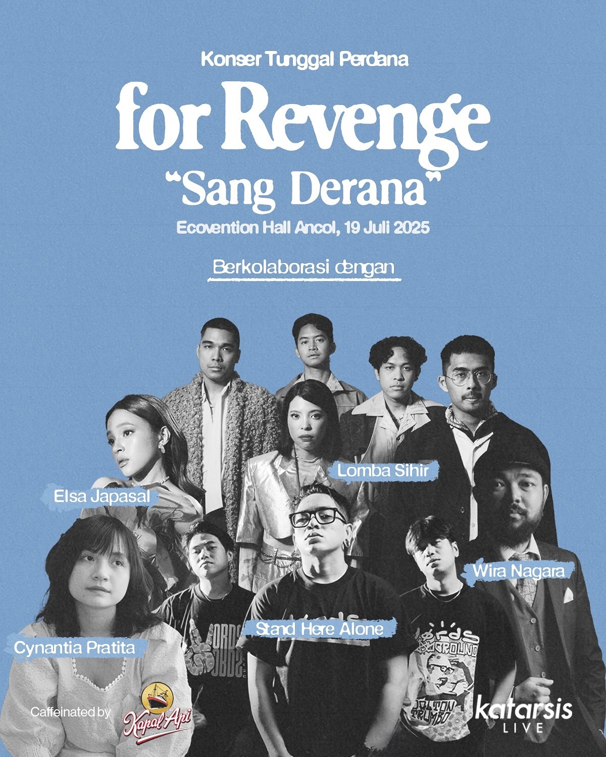 Band for Revenge Gelar Konser Tunggal Perdana di Jakarta pada Juli 2025, Kolaborasi dengan Cynantia Pratita hingga Lomba Sihir, Segini Harga Tiketnya