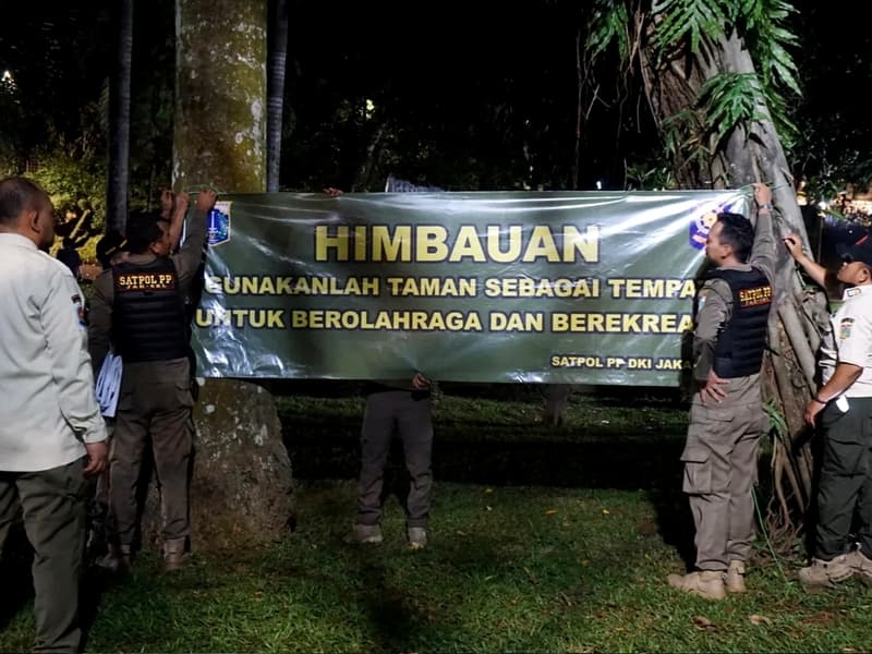 Pemprov DKI Jakarta Perketat Pengamanan di Taman Buka 24 Jam, Buntut Aksi Mesum Sejoli di Taman Langsat