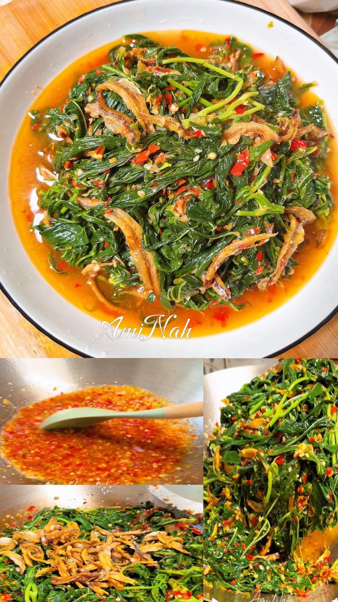 Resep Tumis Daun Singkong Teri Pedas, Mudah Dibikin di Rumah Enak Banget