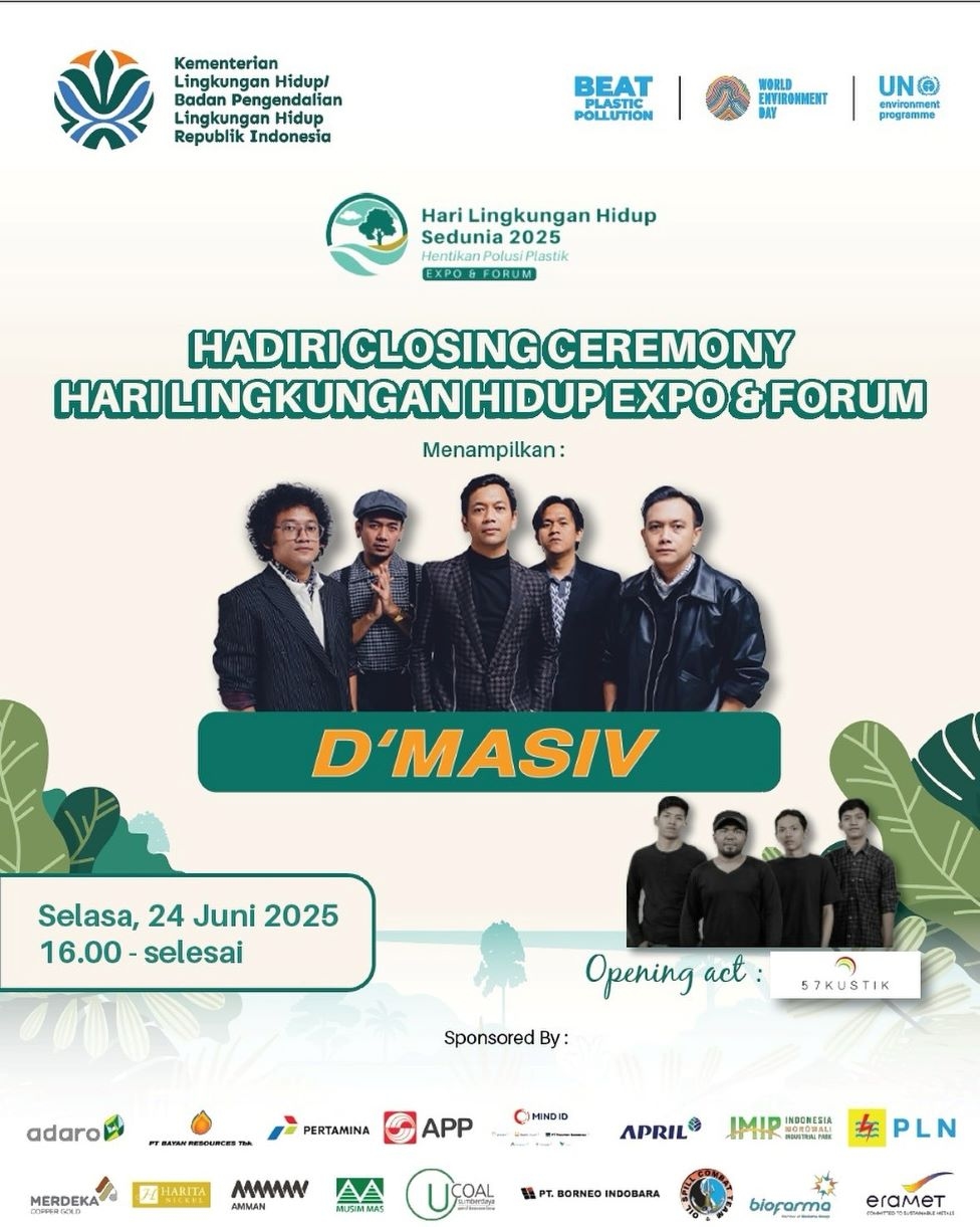 Jangan Lupa! Konser Gratis D'Masiv di JCC Senayan Hari Ini, Penutupan HLH Expo dan Forum 2025
