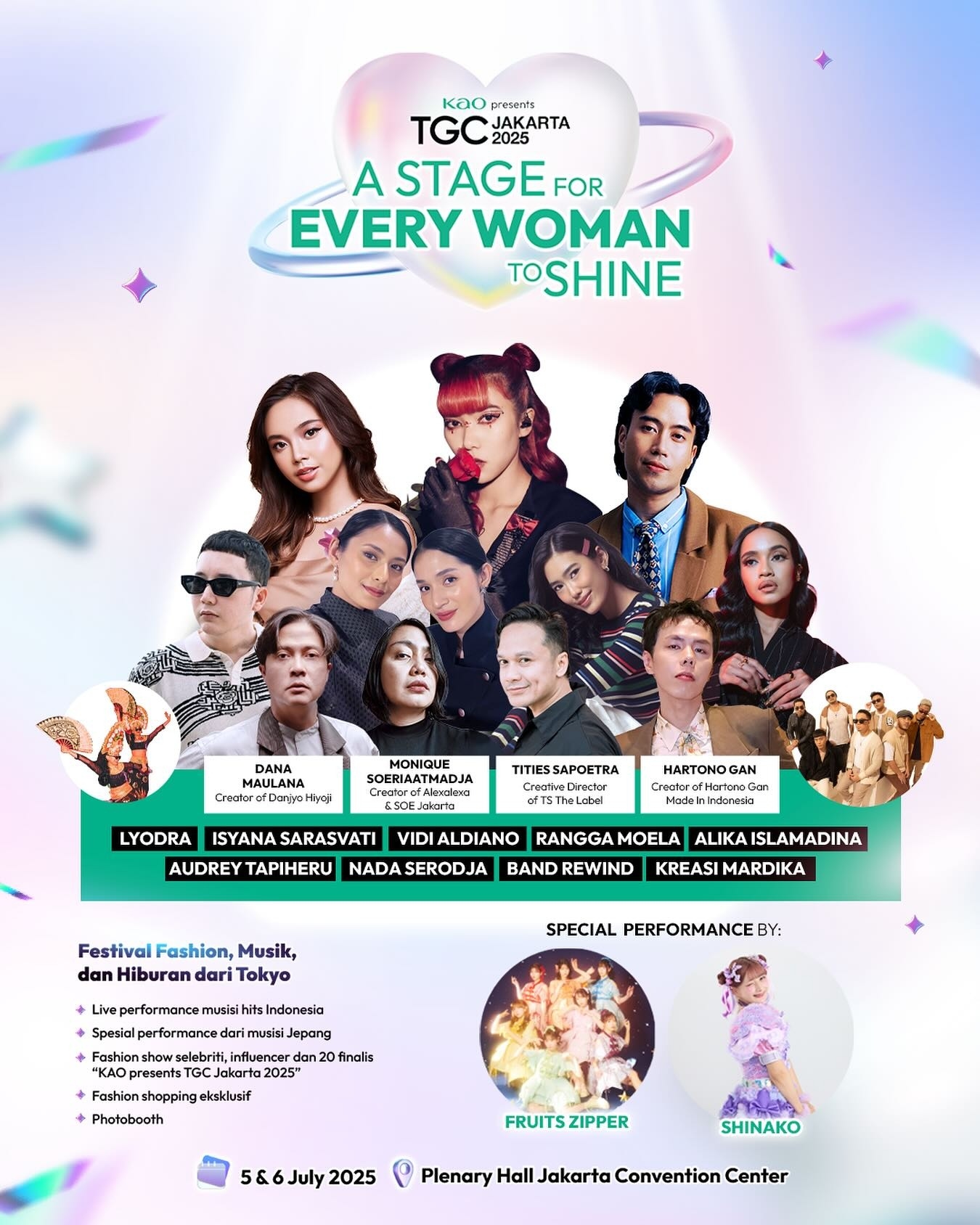 TGC Jakarta 2025: Festival Mode dan Musik Jepang Pertama di Indonesia, Menghadirkan Vidi Aldiano, Isyana Sarasvati hingga Lyodra, Cek Tanggalnya!