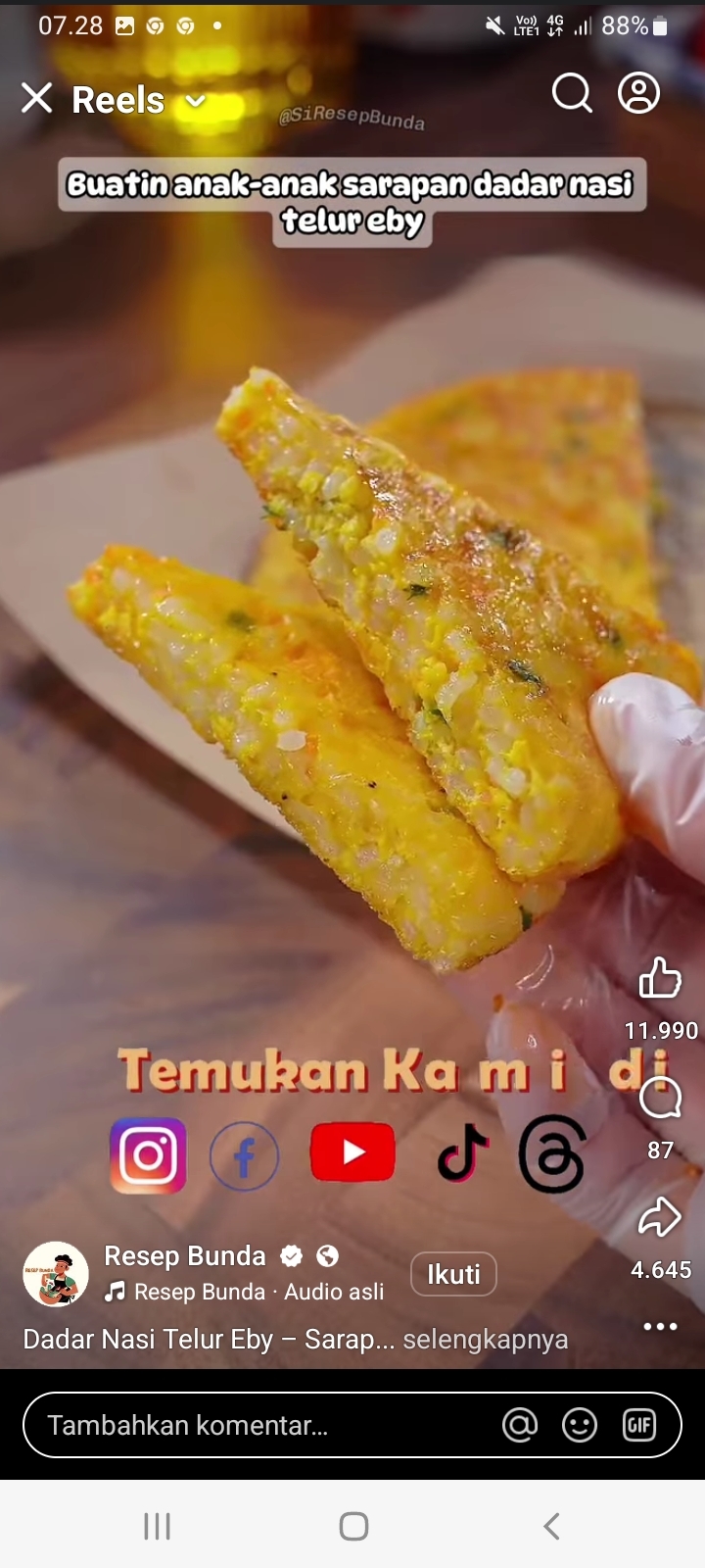 Dadar Nasi Telur Ebi, Resep Sarapan Padat Gizi untuk Anak-Anak Boleh Dicoba
